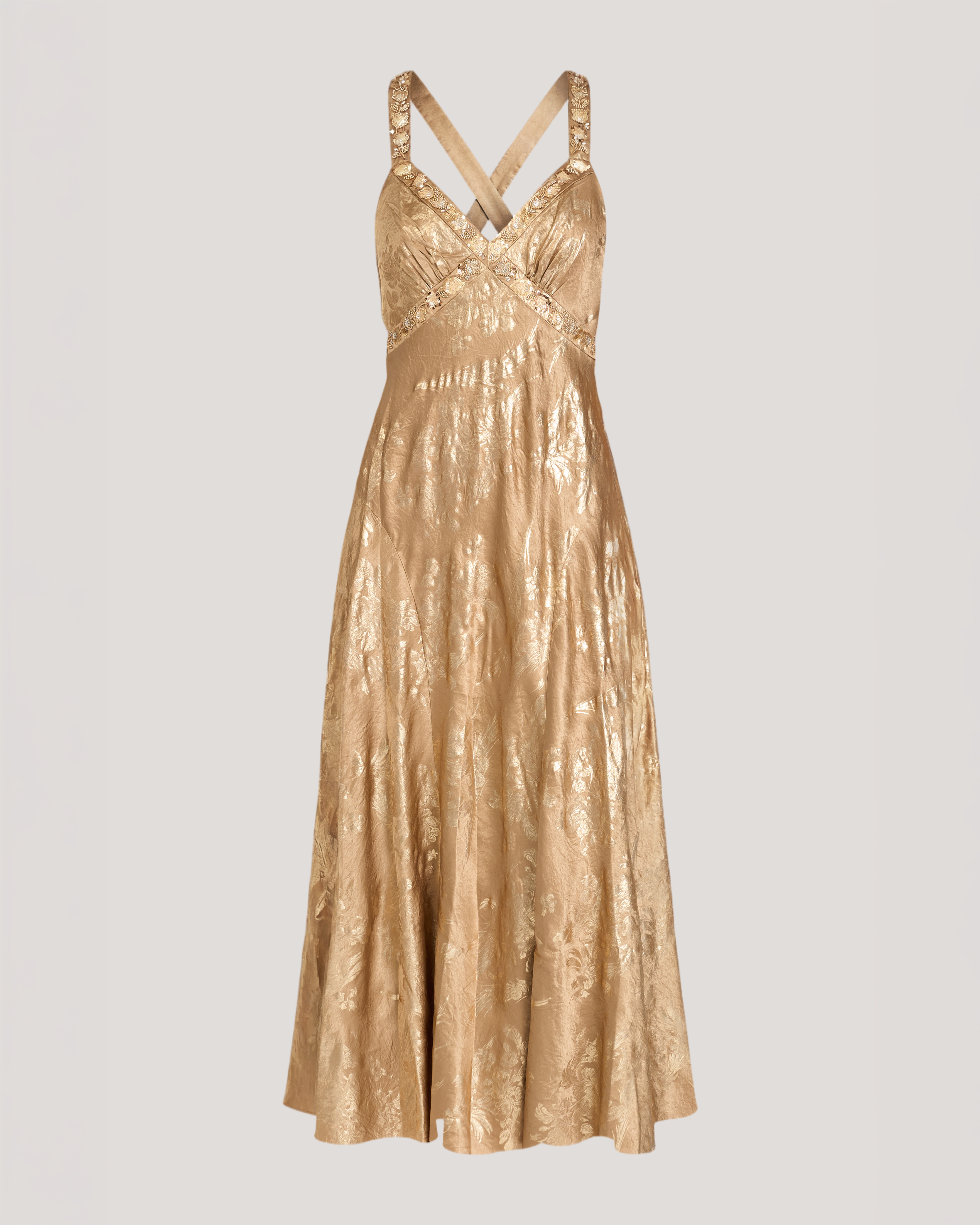 Gilded Peony Thalie Dress