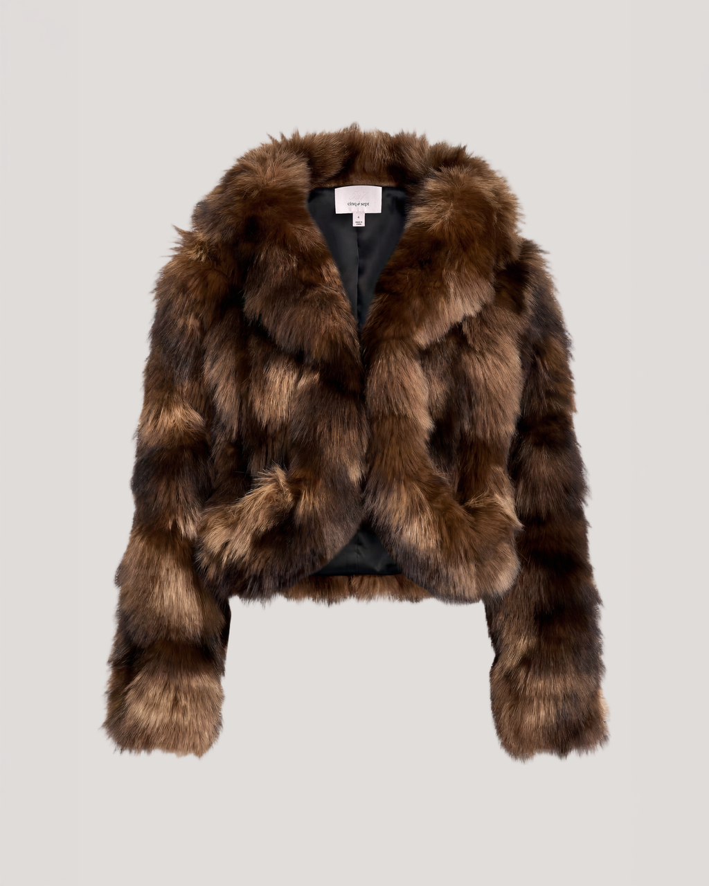 Brown Patchwork Sybella Coat