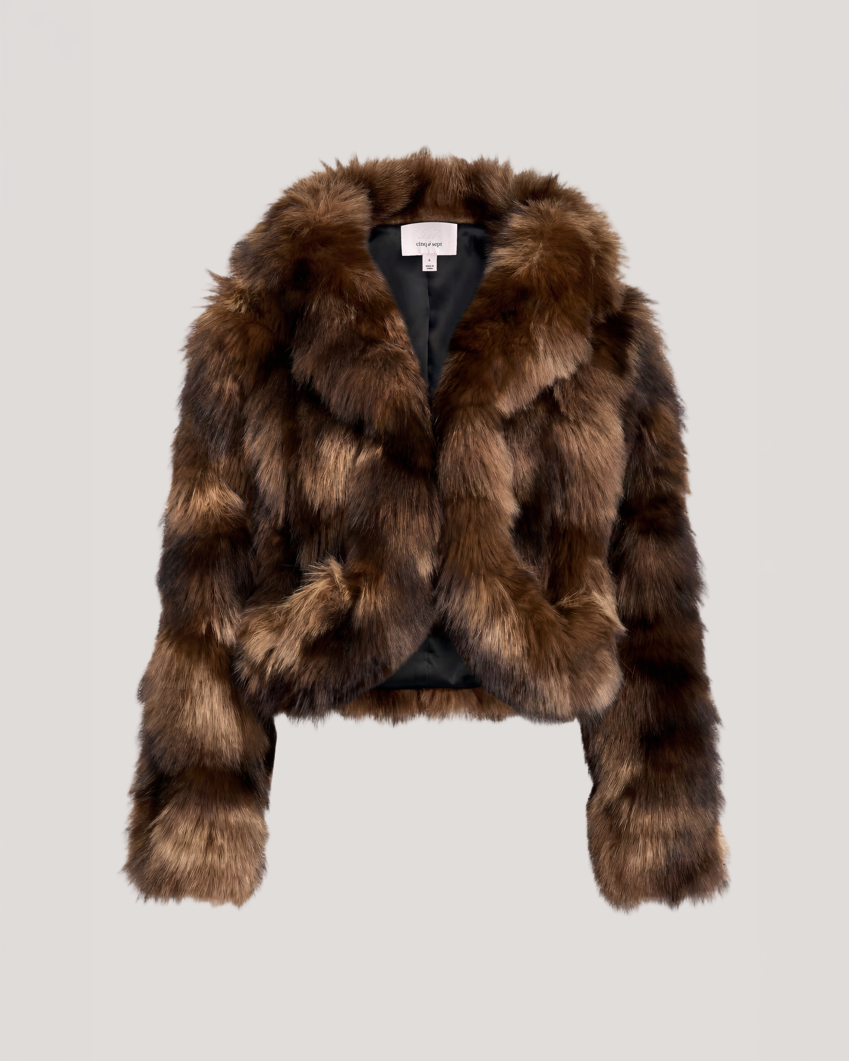 Brown Patchwork Sybella Coat