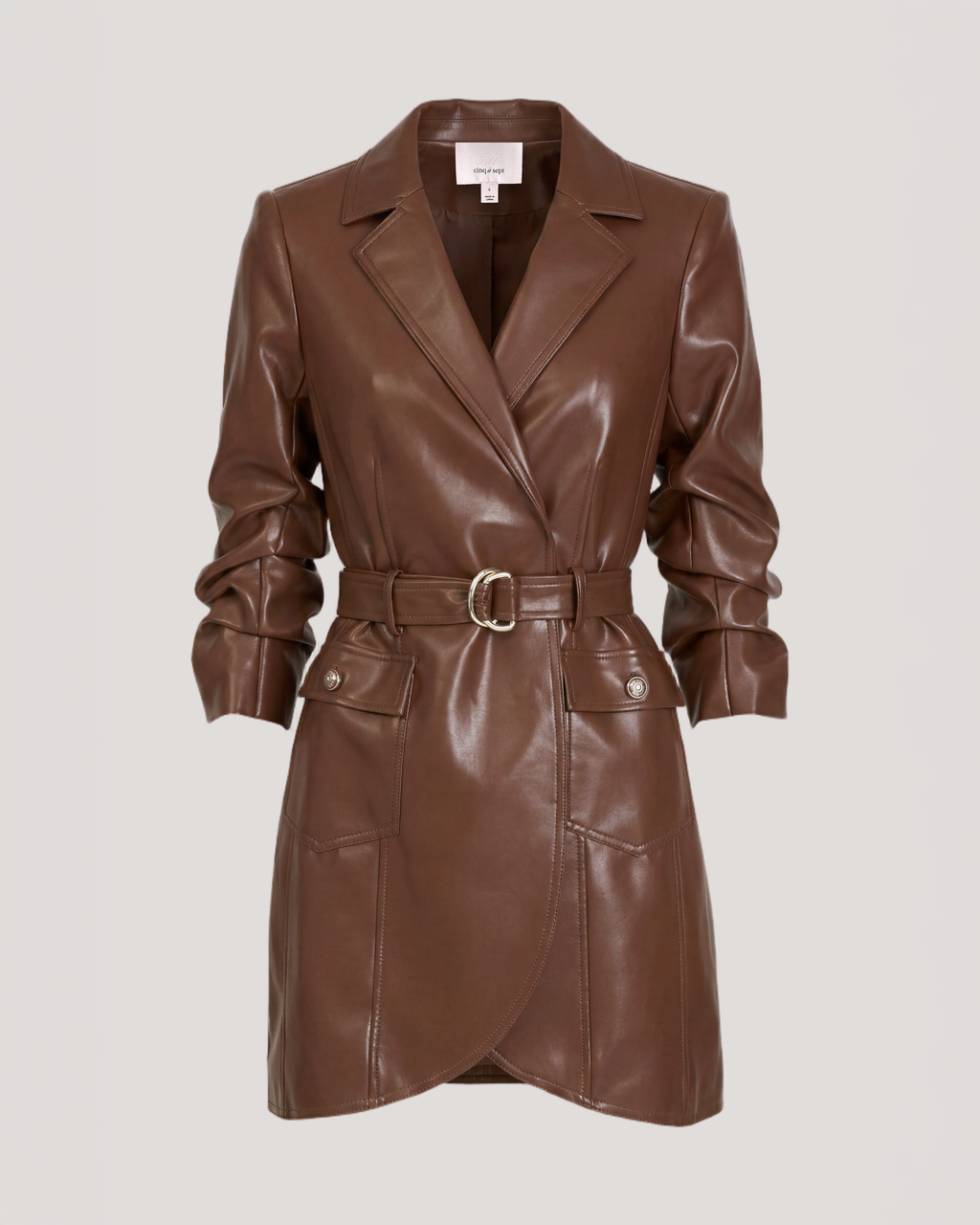 Vegan Leather Jenessa Dress