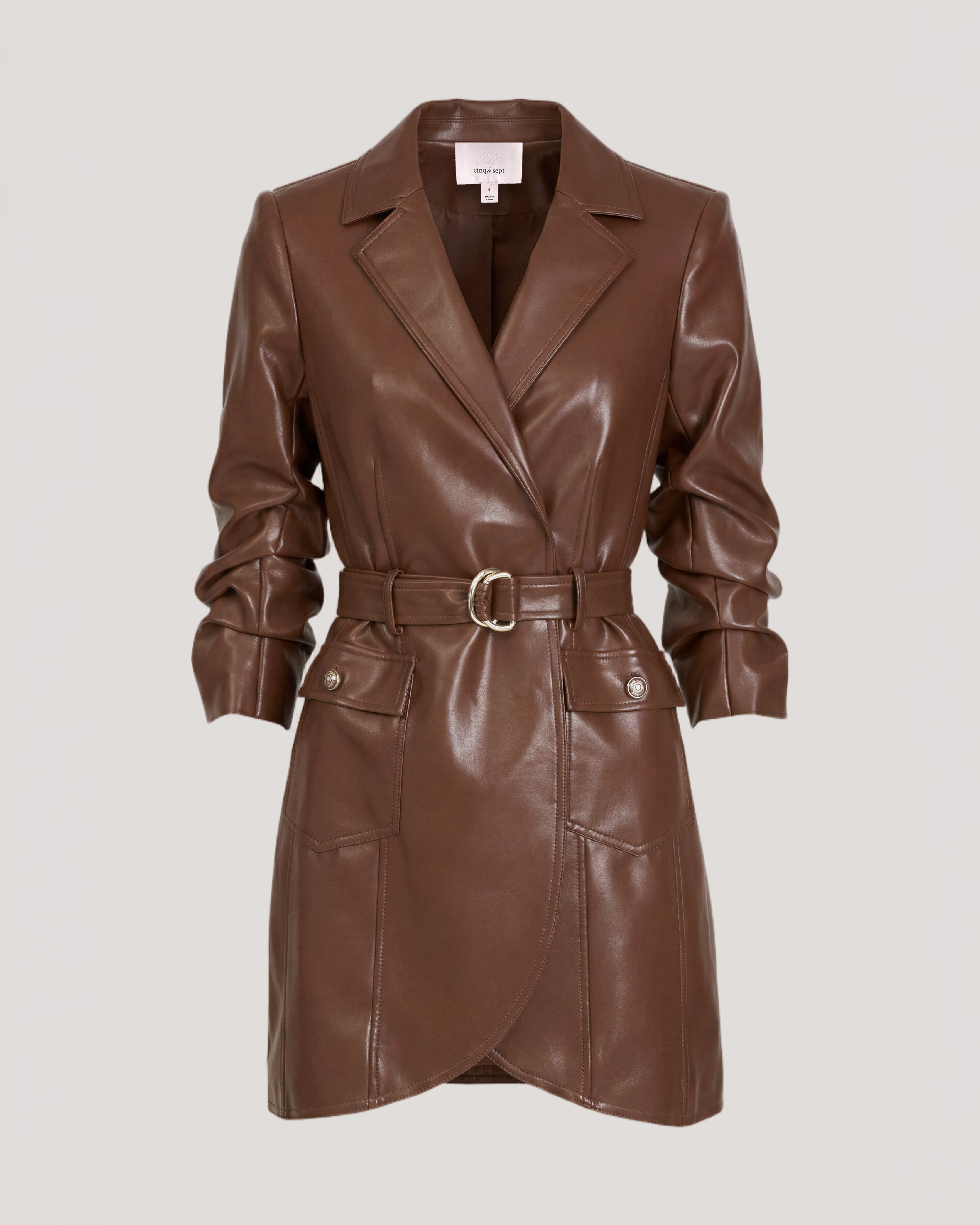 Vegan Leather Jenessa Dress
