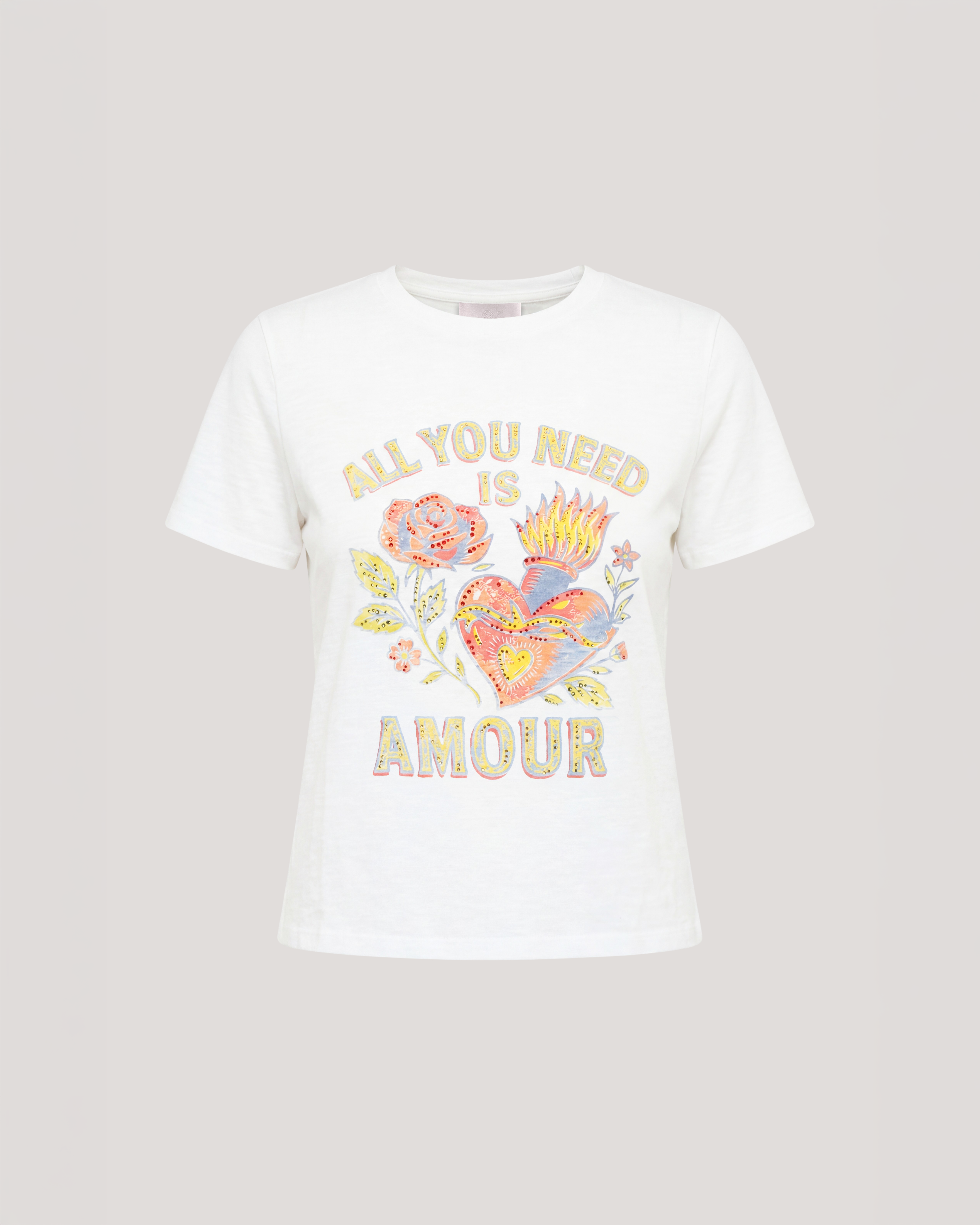 Heatset All You Need Is Amour Shrunken Band Tee
