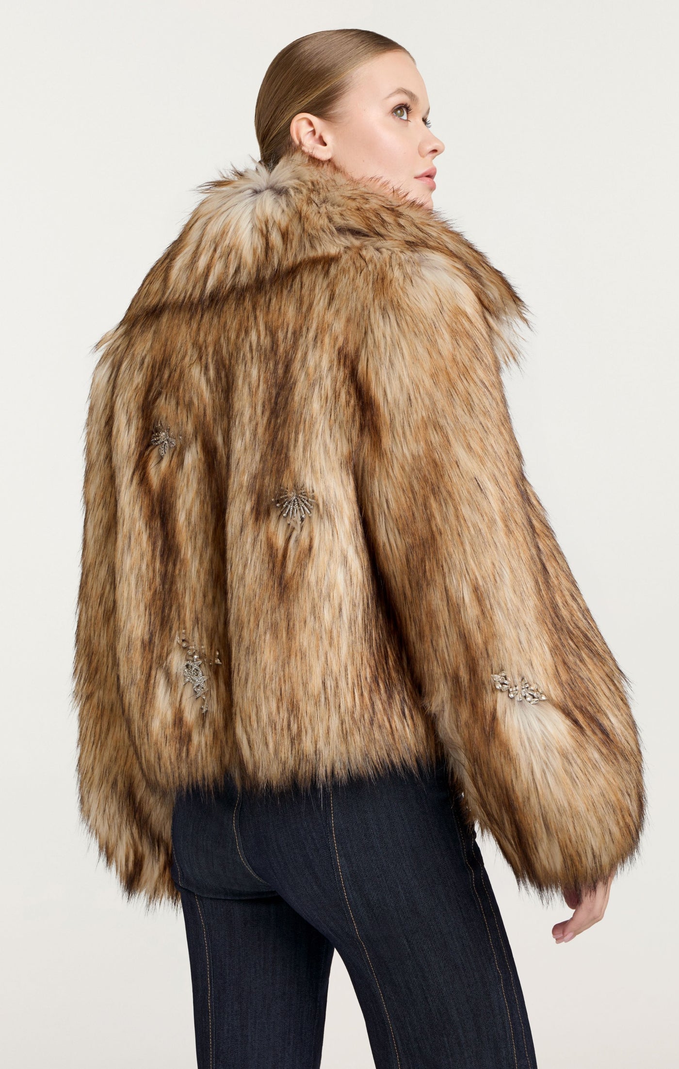 Embellished Short Tenley Coat