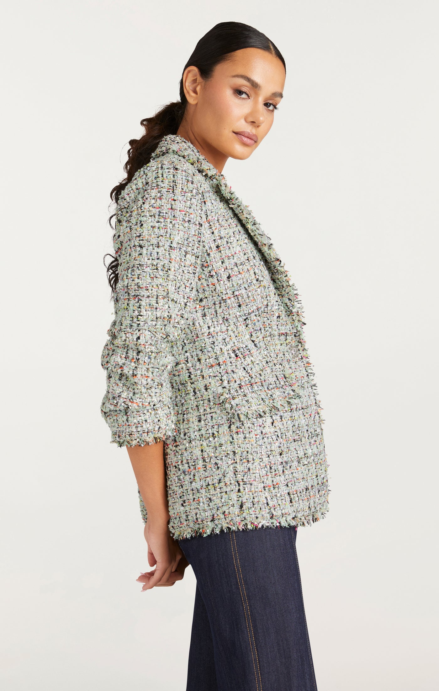 Anya Boucle Khloe Blazer