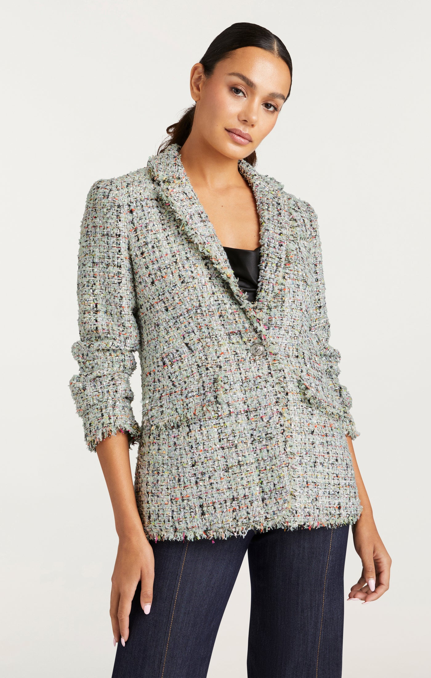 Anya Boucle Khloe Blazer