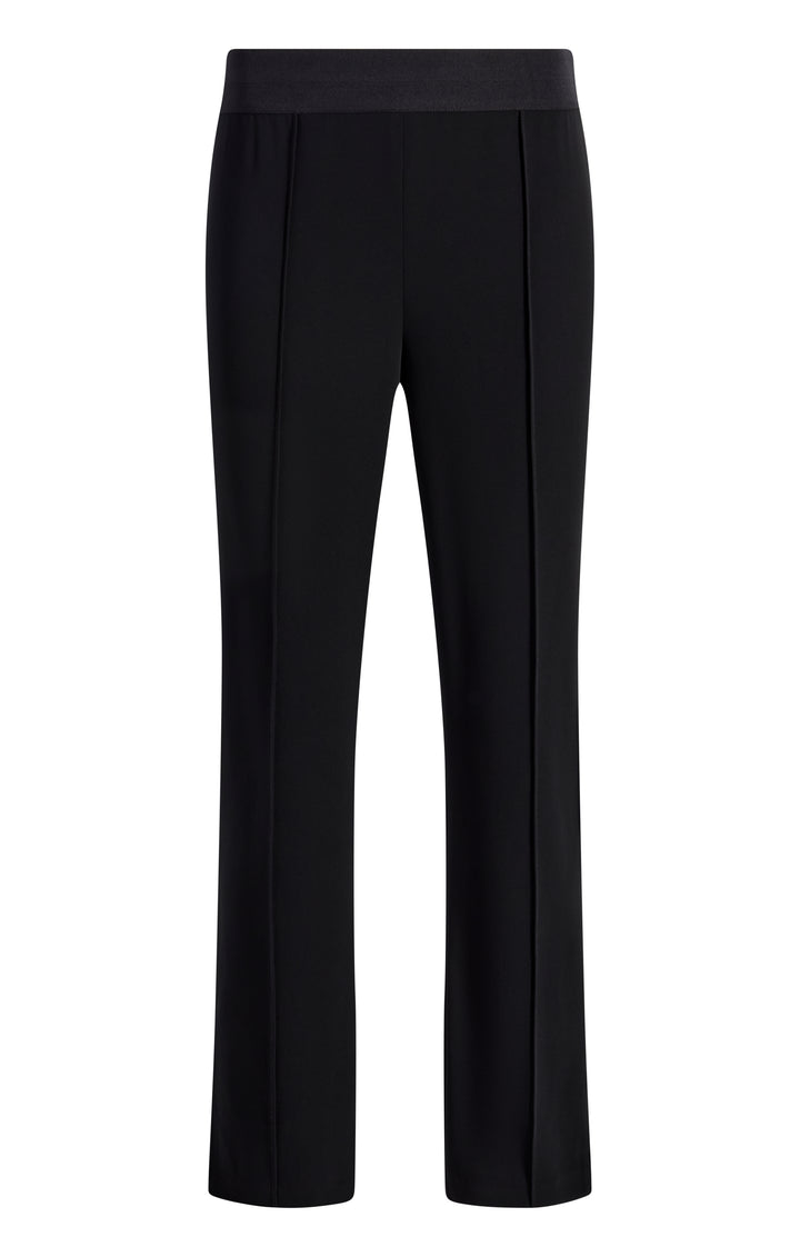 Spangle Lace Short Pants ブラック Stretch cotton flared trousers, black | Sportmax