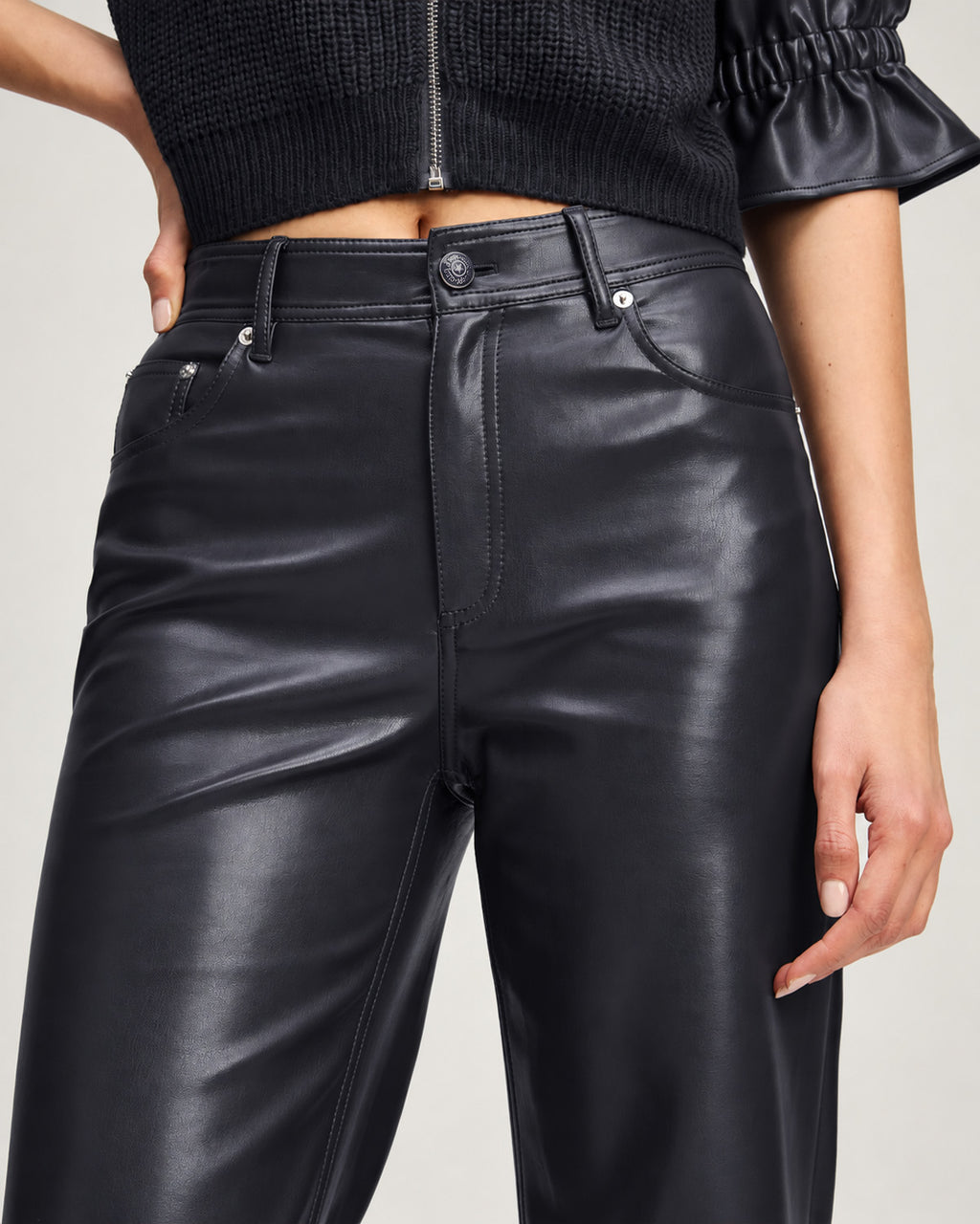 Vegan Leather Joey Pant