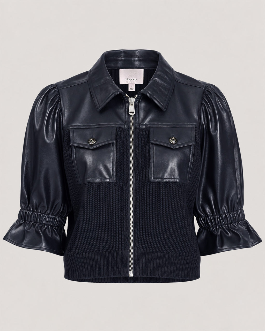 Knit Holly Combo Jacket