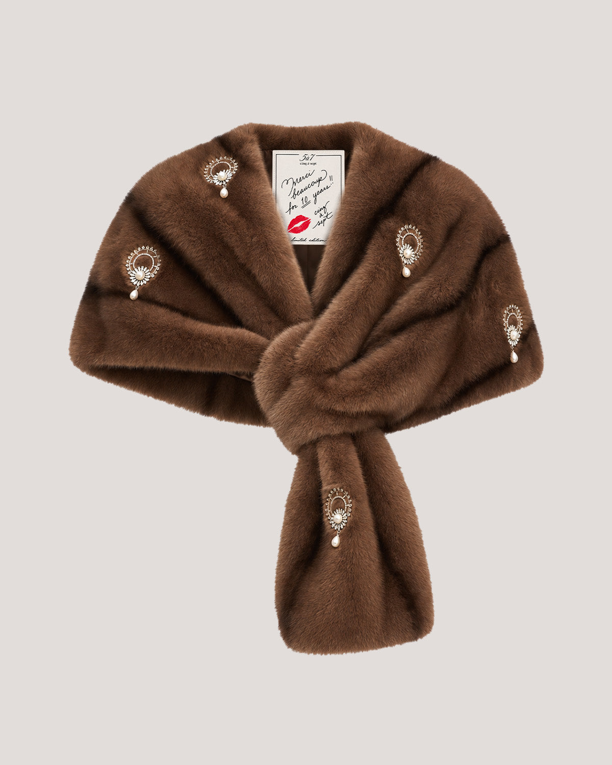 Pearl Drop Gianella Stole