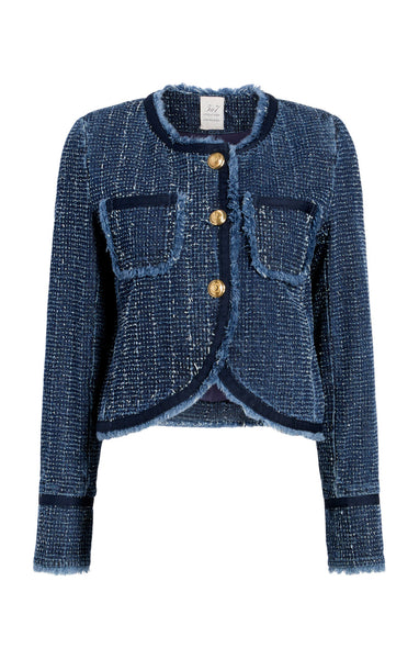 Boucle Denim Zanda Jacket – Cinq à Sept