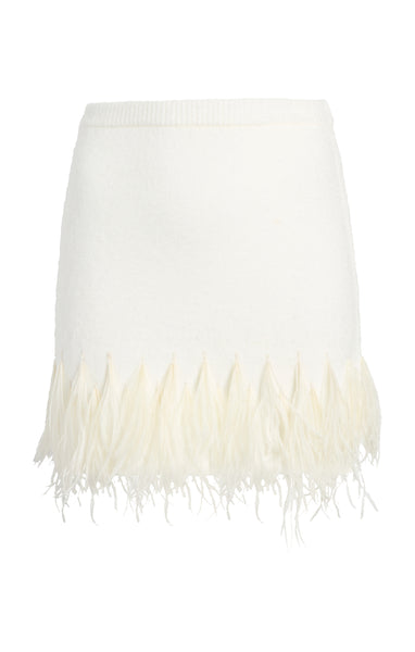Briana Feather Mini Skirt – Cinq à Sept
