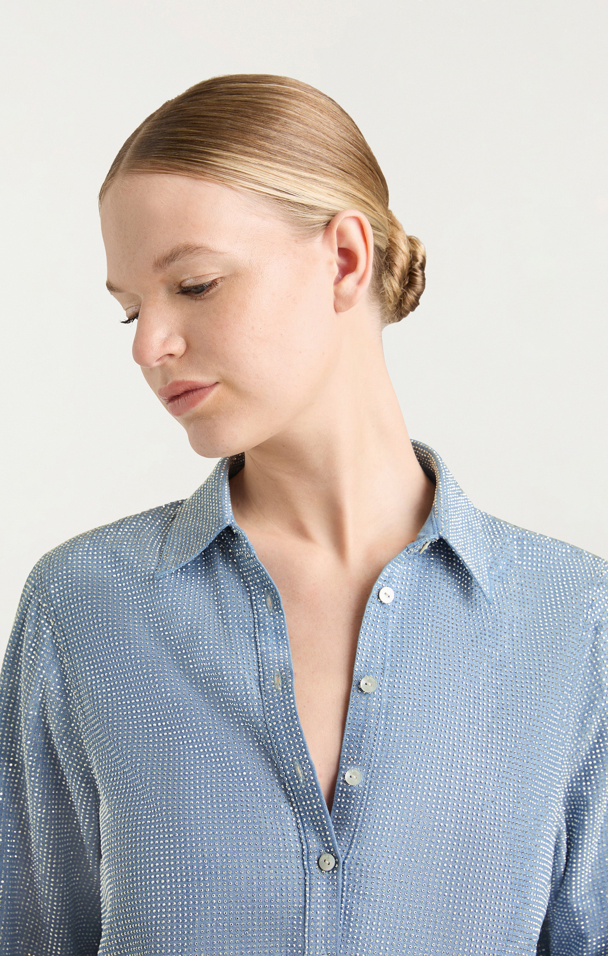 Chambray Heatset Patricia Jean Top