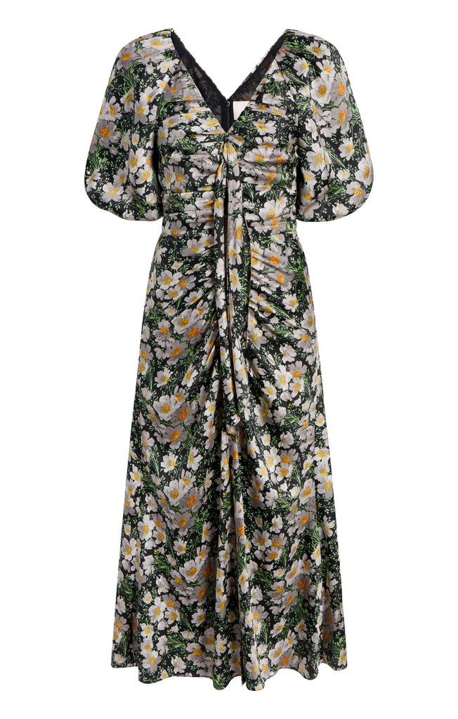 london fog maxi dress London Fog Women's Hooded Single Breasted Maxi Trench Coat - Black