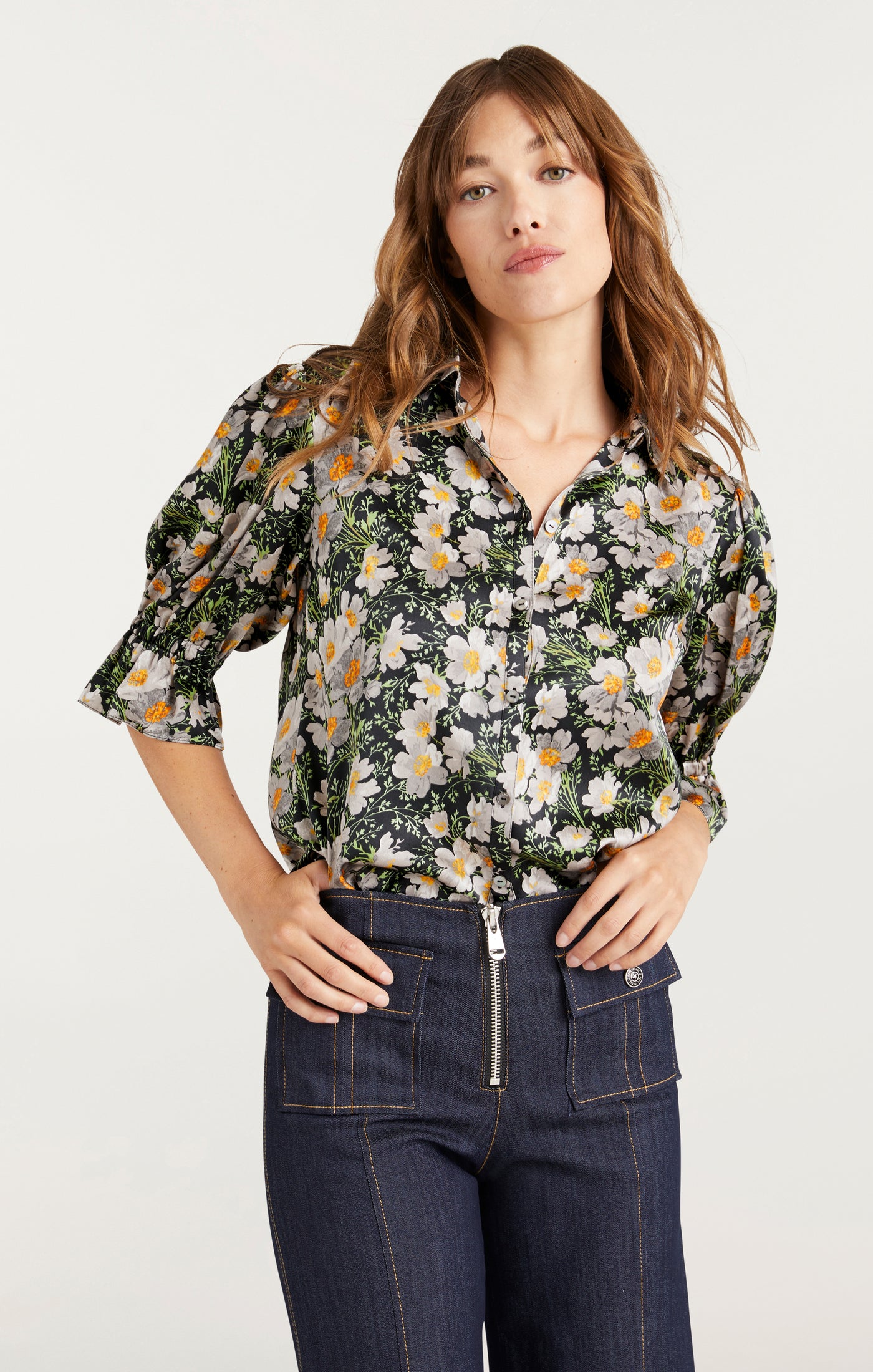 Cosmo Flowers Fiona Top