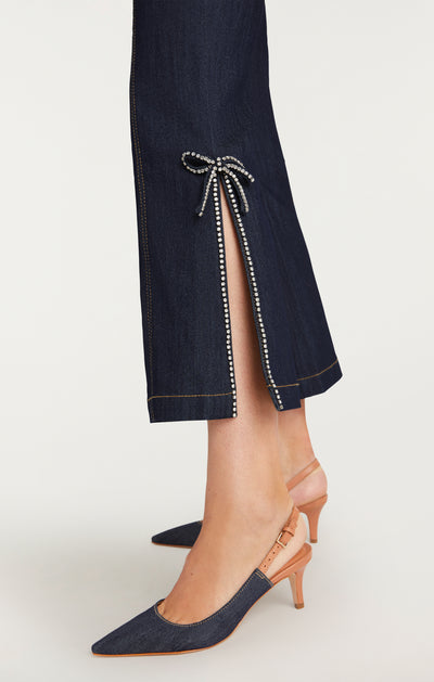 Sylvie Denim Slingback Pump