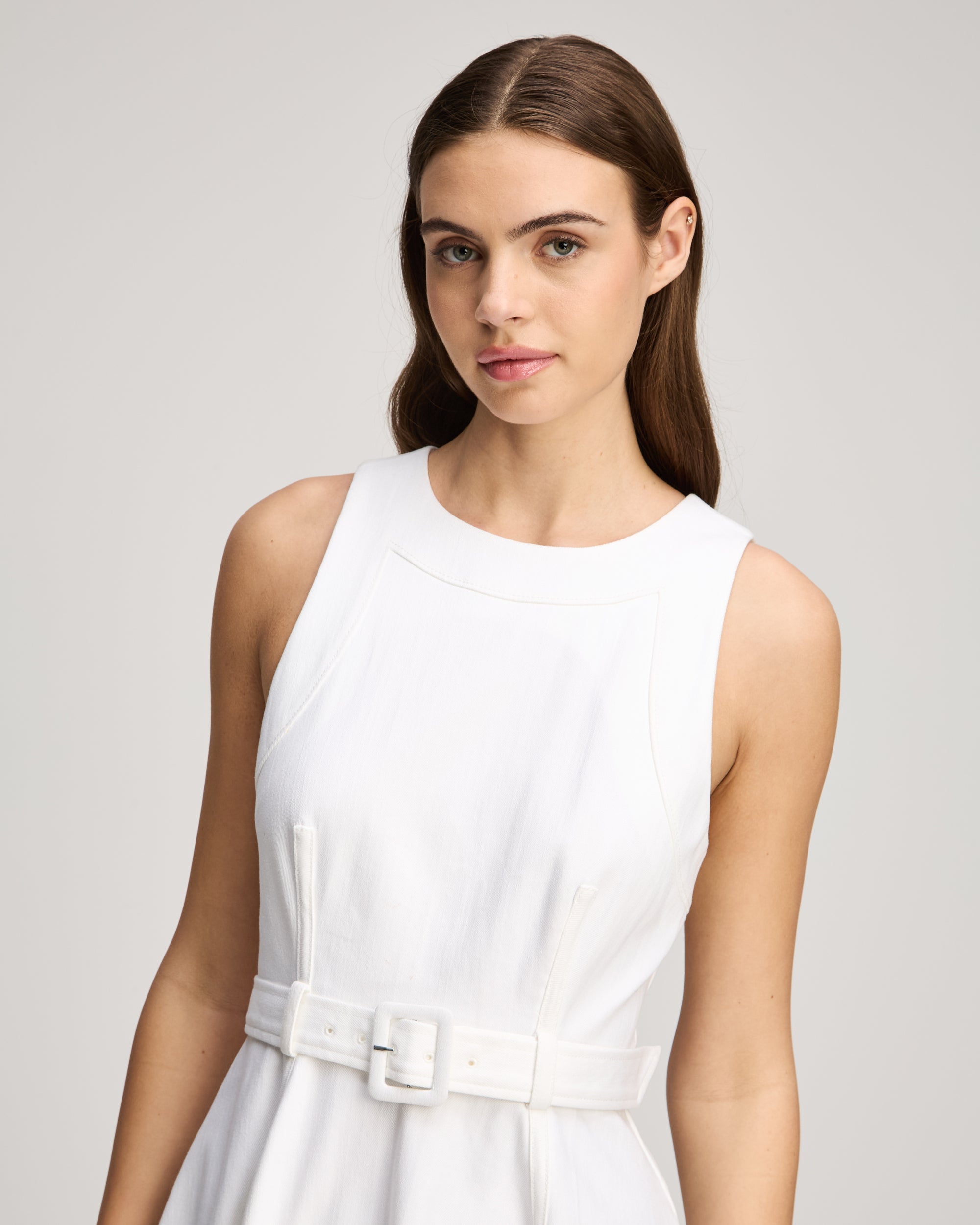 Zelda Jean Dress 6 / White