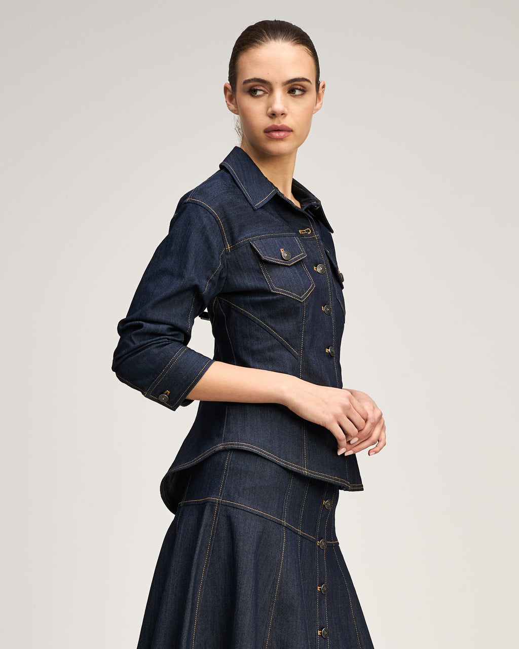 Scrunched Canyon Jean Jacket