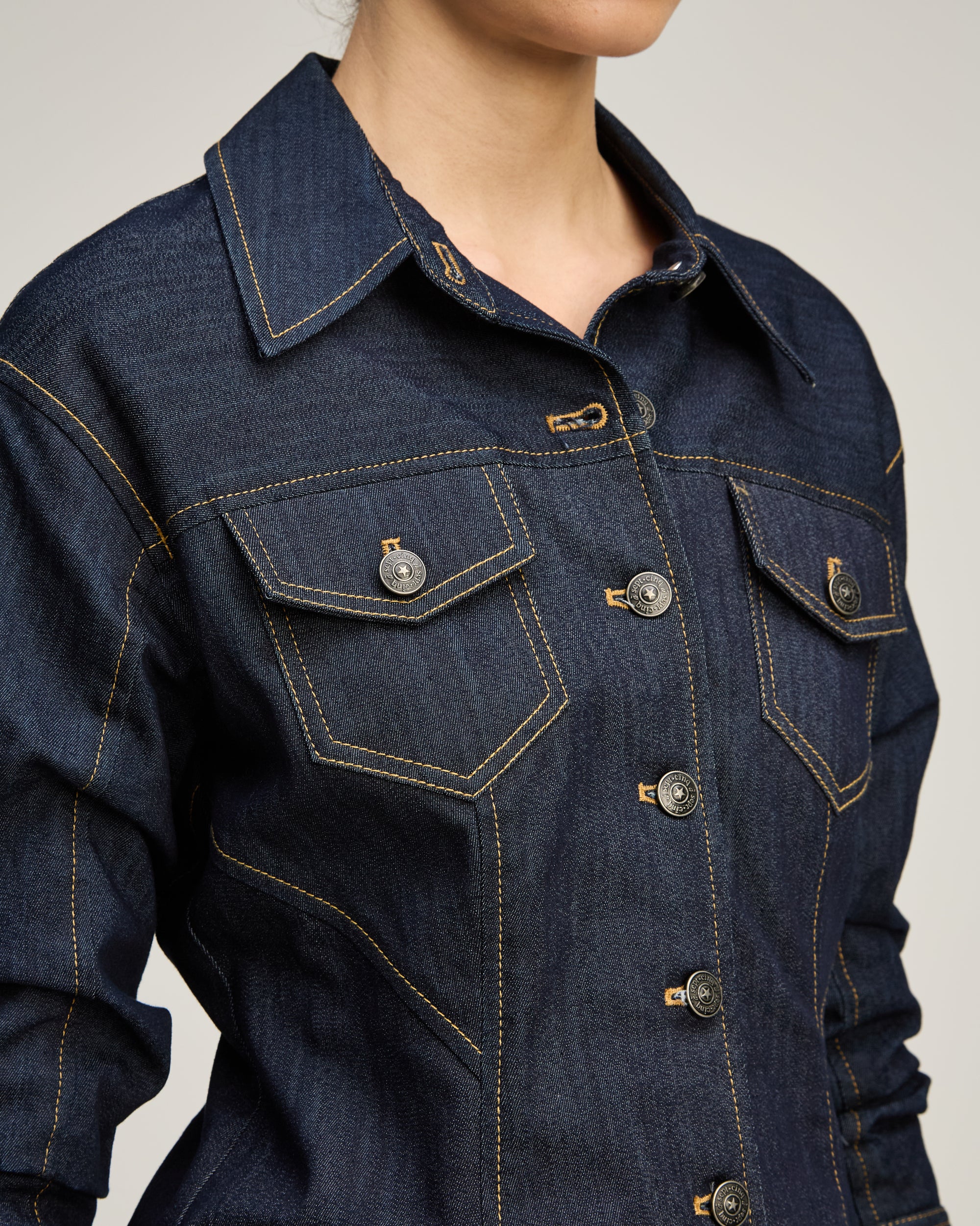 Scrunched Canyon Jean Jacket