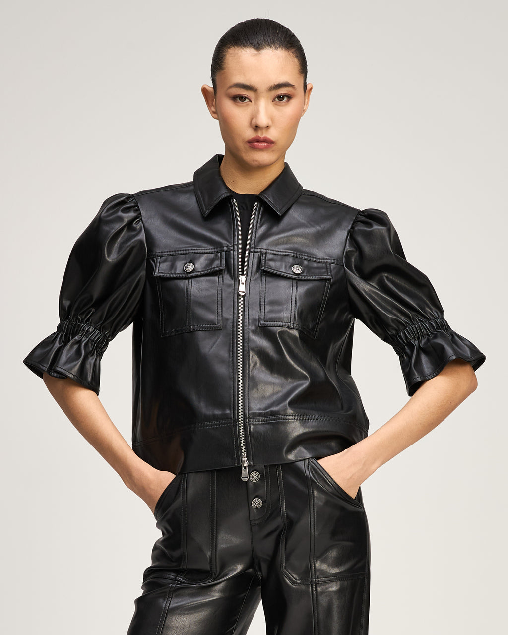 Lite Vegan Leather Holly Jacket
