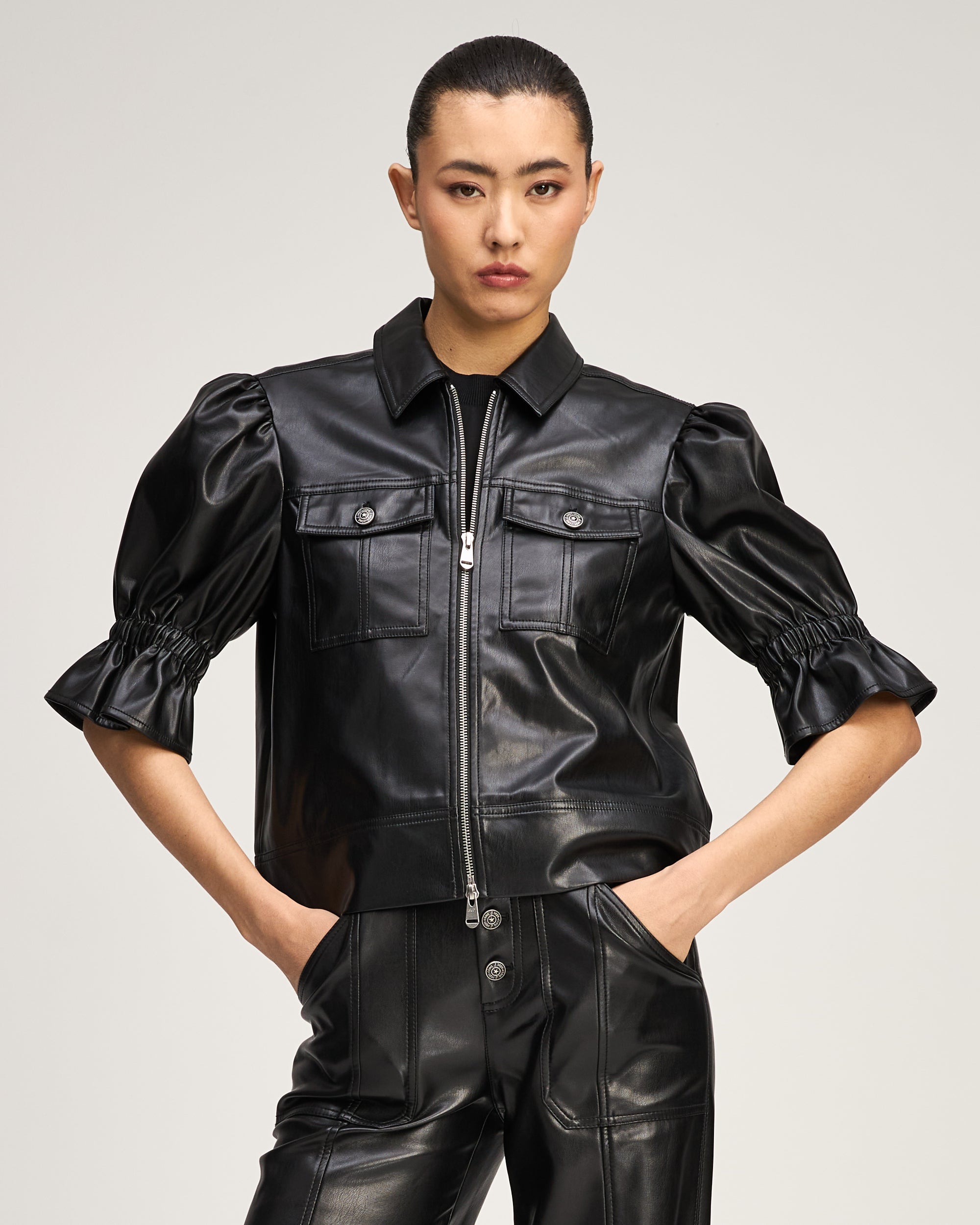 Lite Vegan Leather Holly Jacket