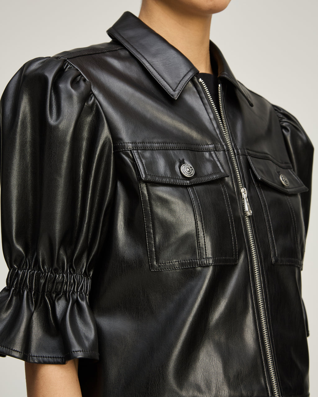 Lite Vegan Leather Holly Jacket