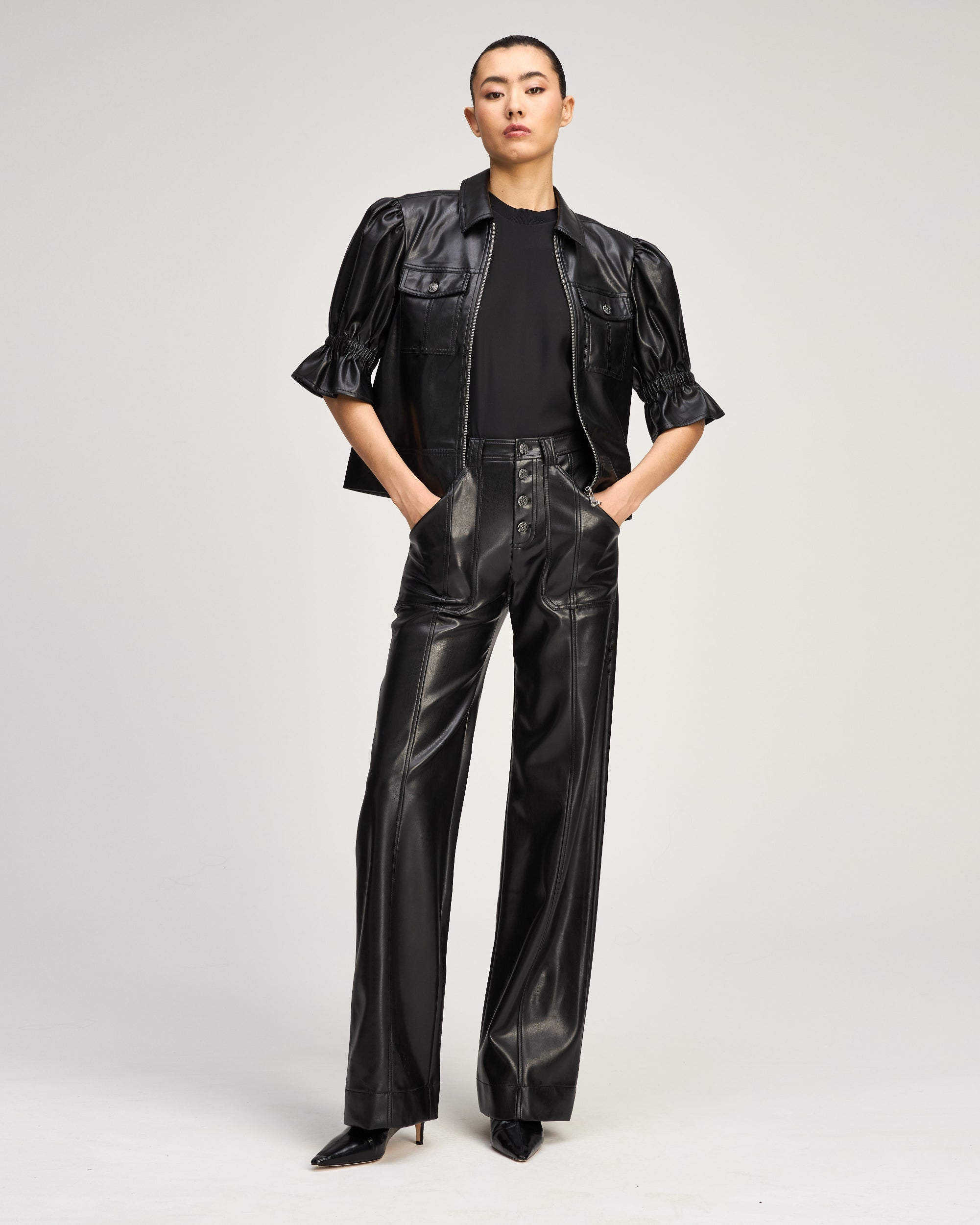 Lite Vegan Leather Holly Jacket
