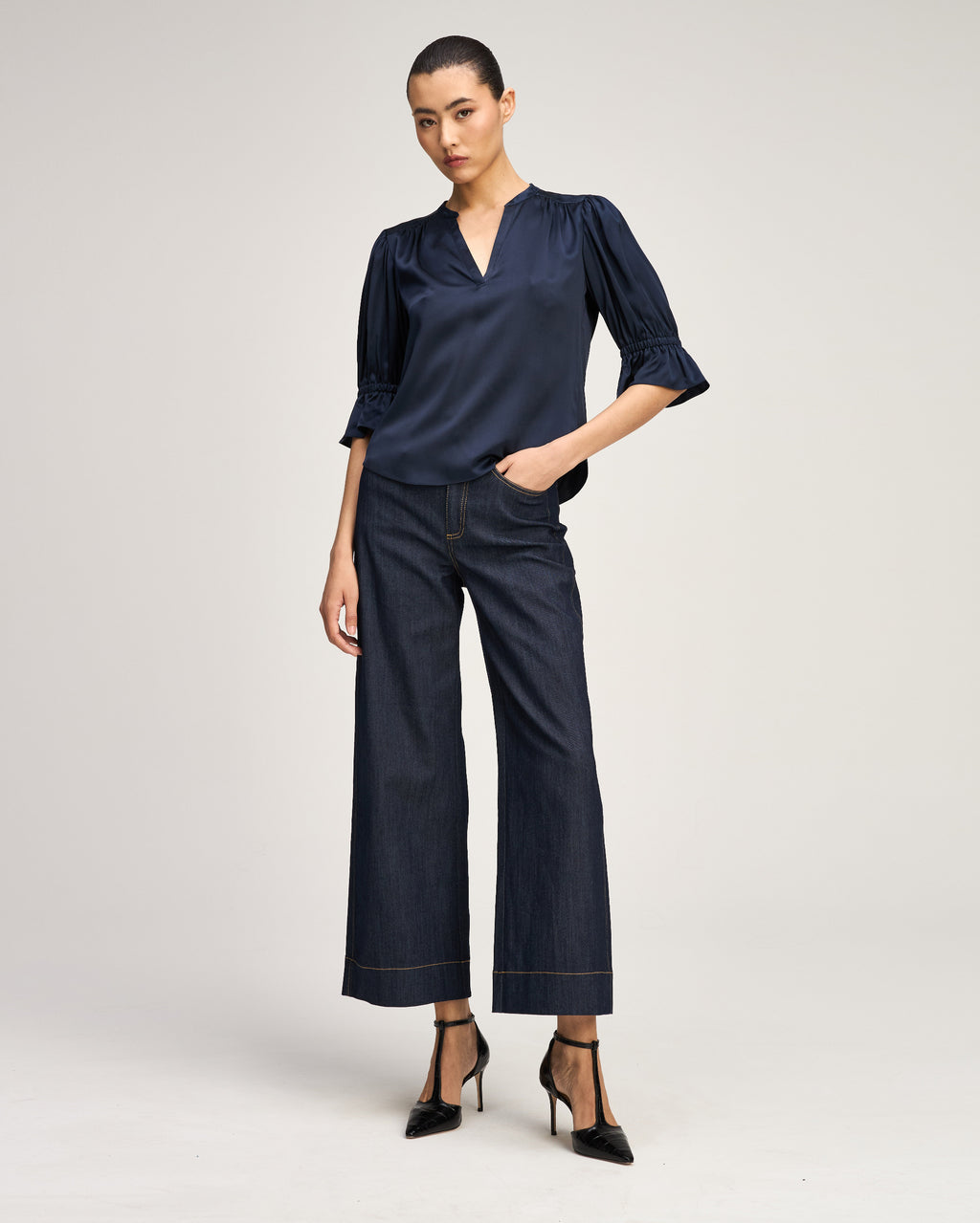 Split Neck Fiona Top