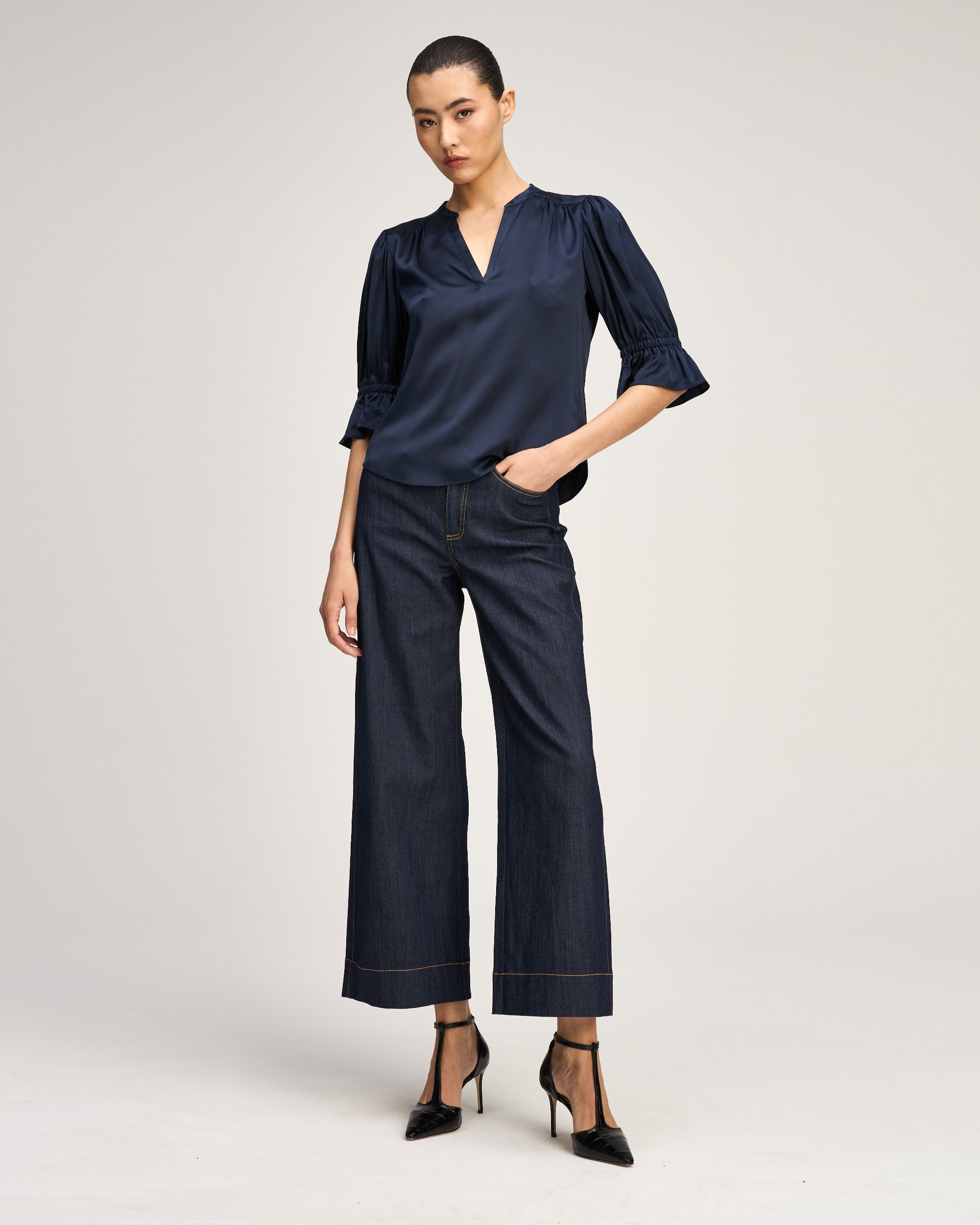 Split Neck Fiona Top