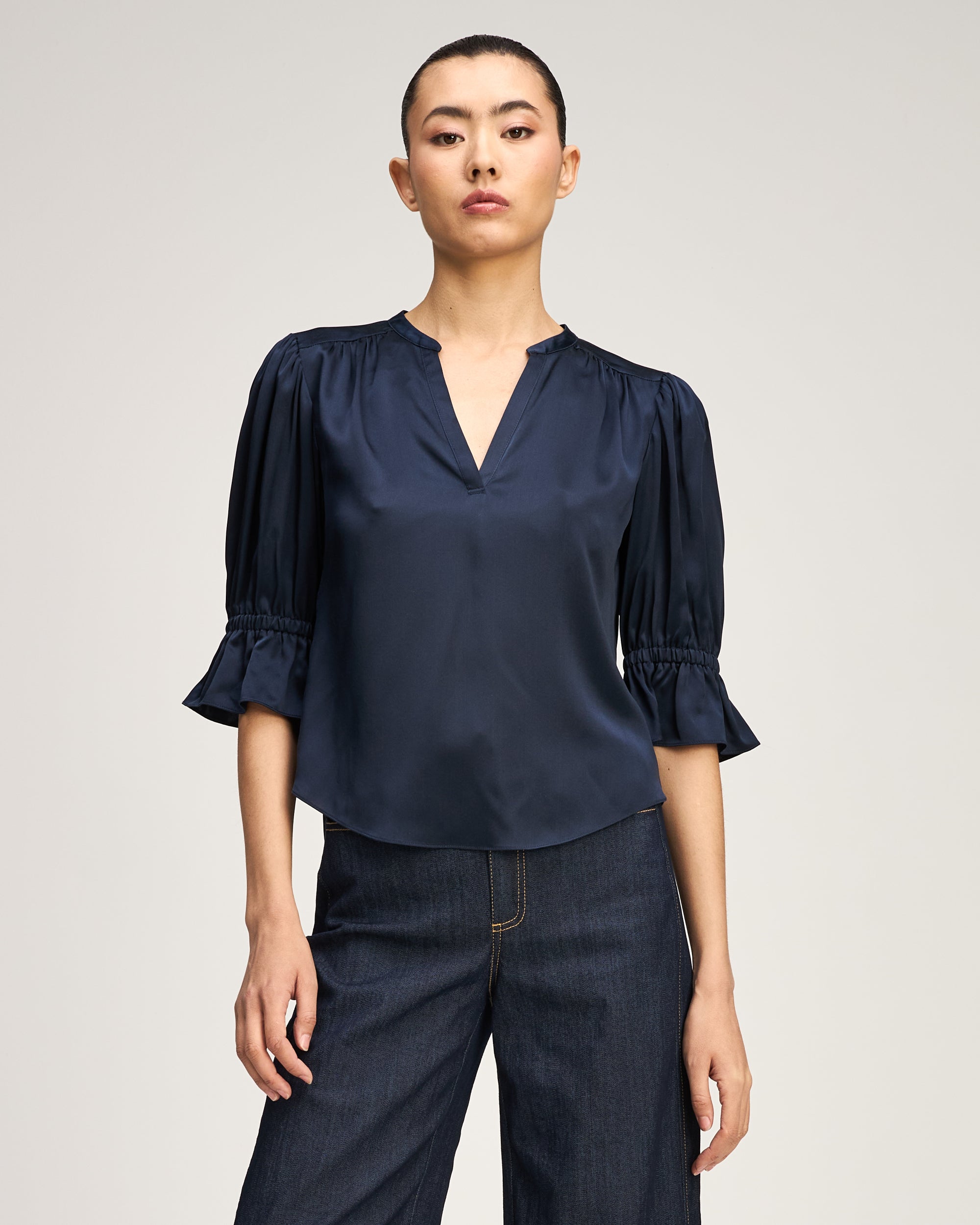 Split Neck Fiona Top