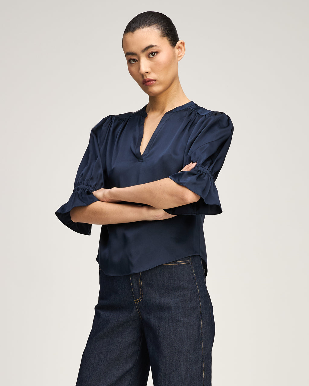 Split Neck Fiona Top