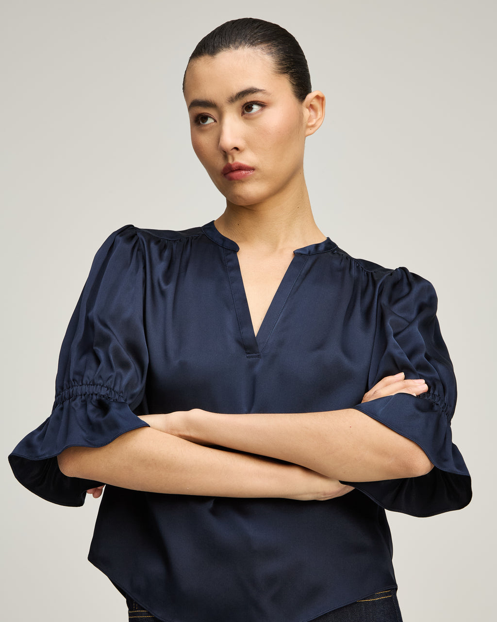 Split Neck Fiona Top