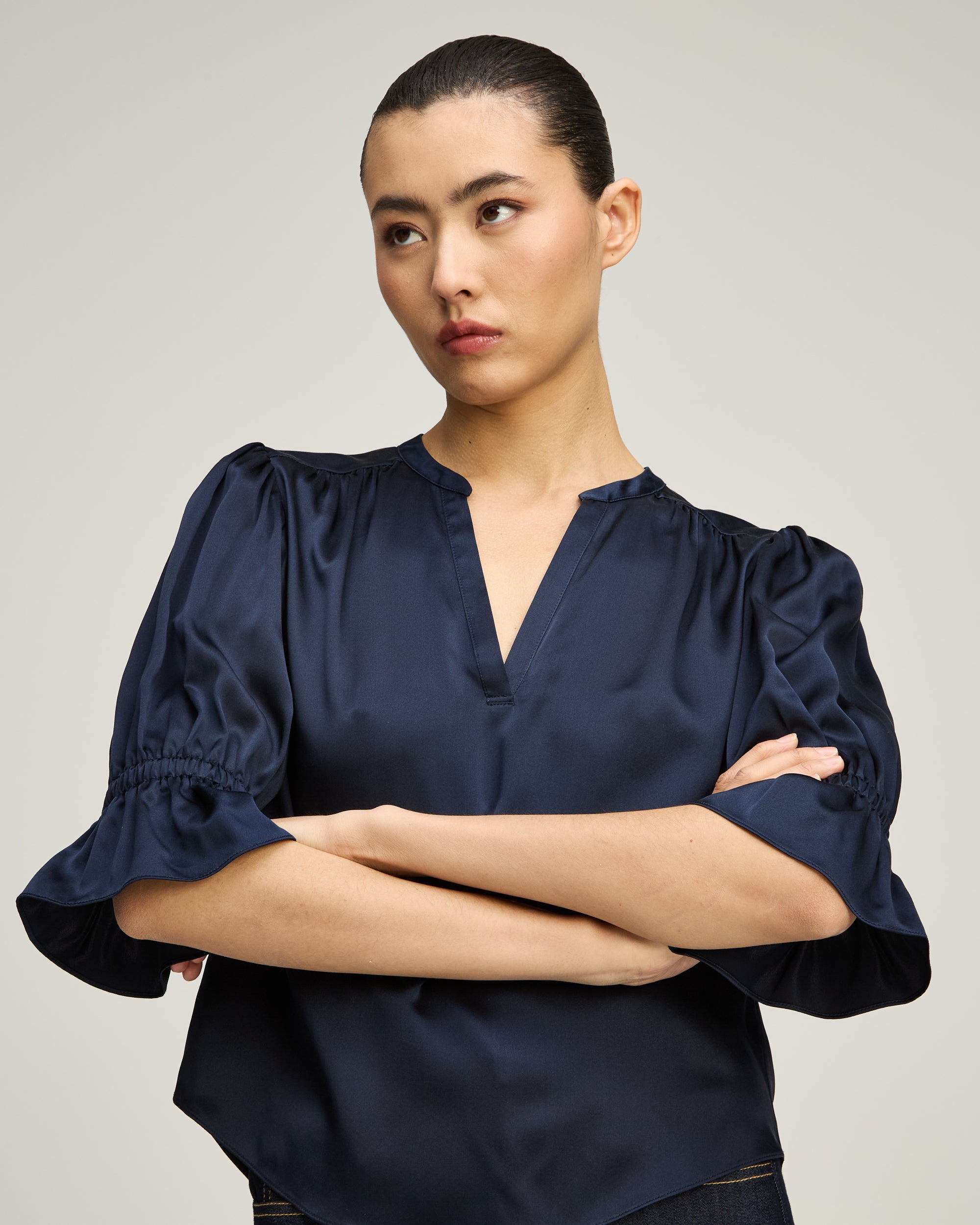 Split Neck Fiona Top