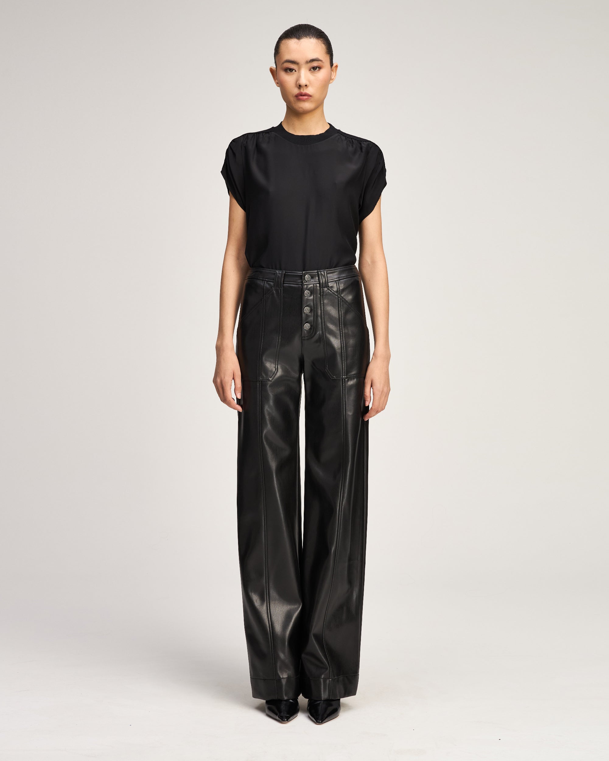 Vegan Leather Azure Pant