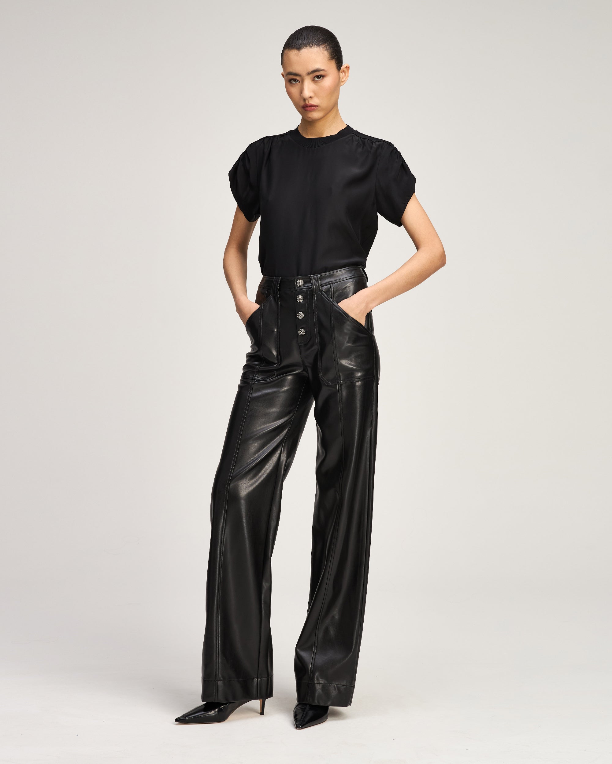 Vegan Leather Azure Pant