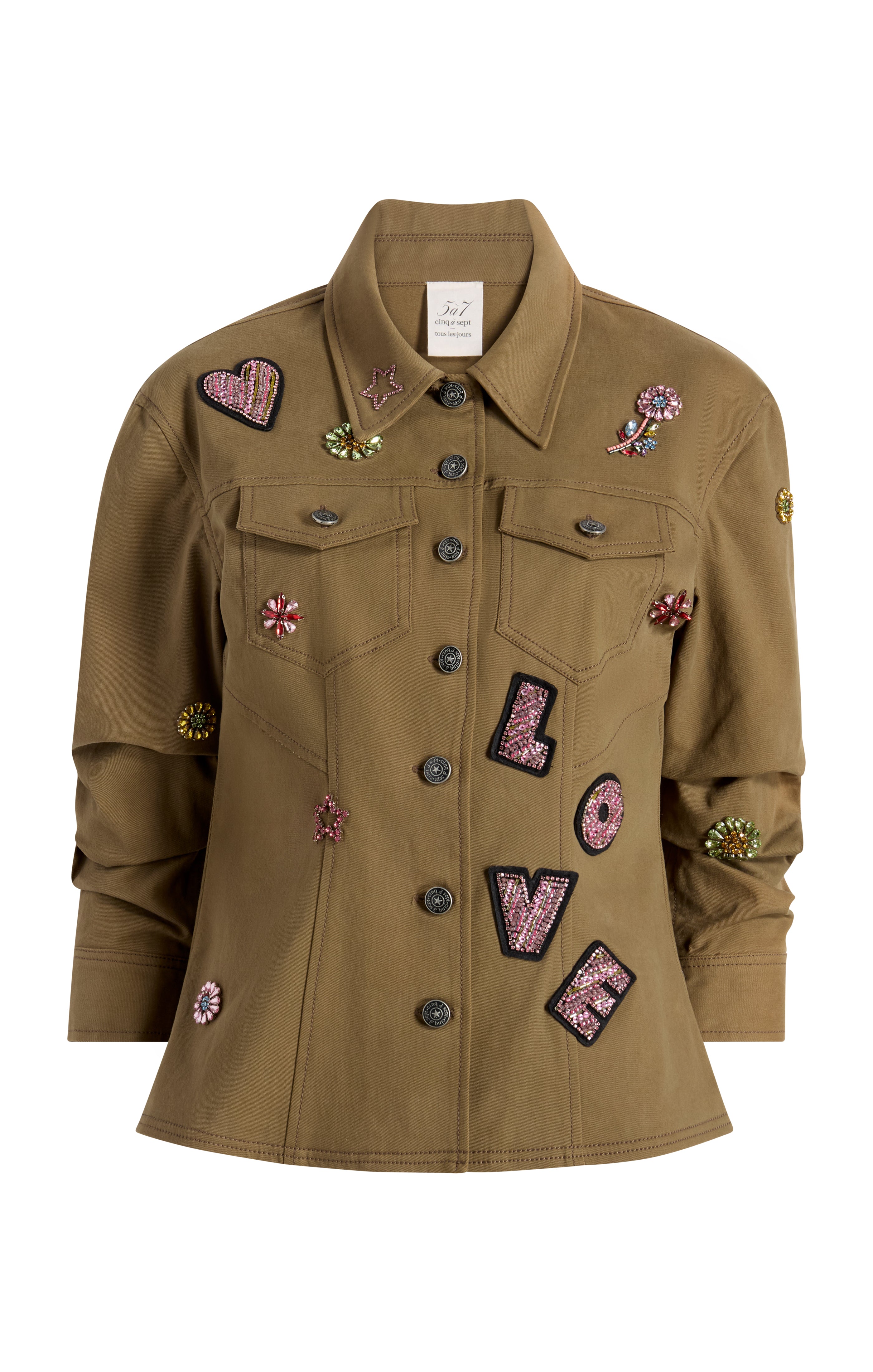 Ditsy Love Scrunched Canyon Jean Jacket