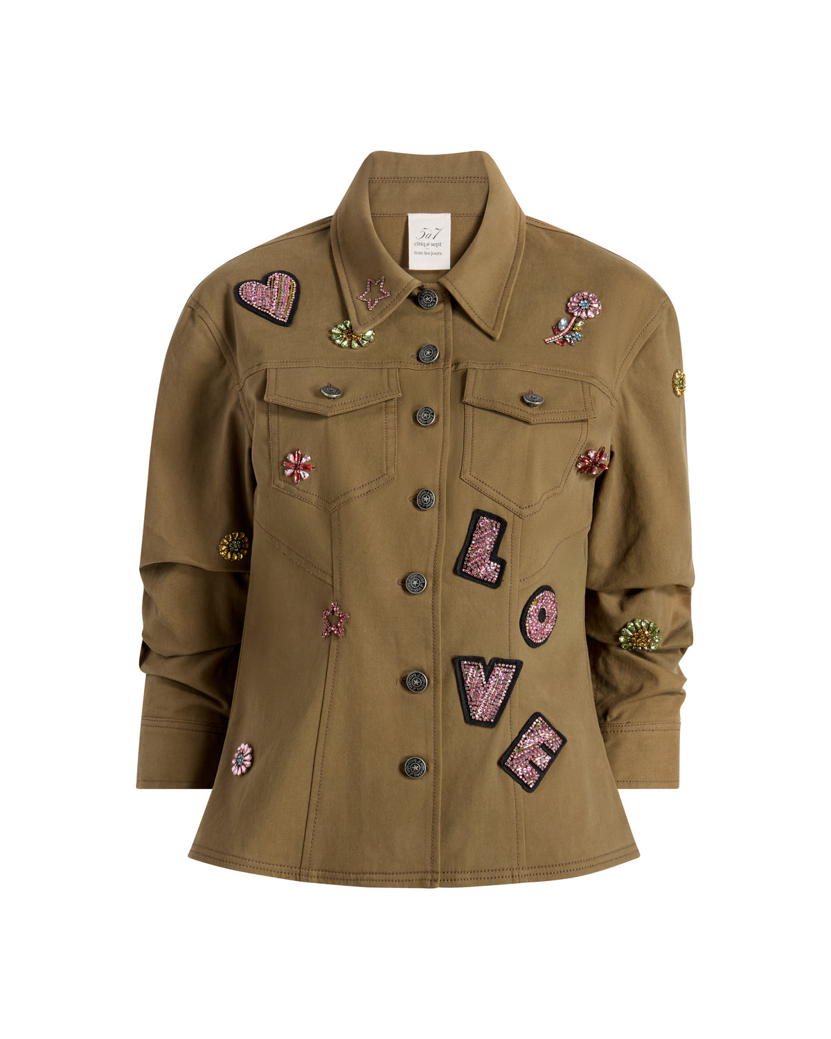 Ditsy Love Scrunched Canyon Jean Jacket