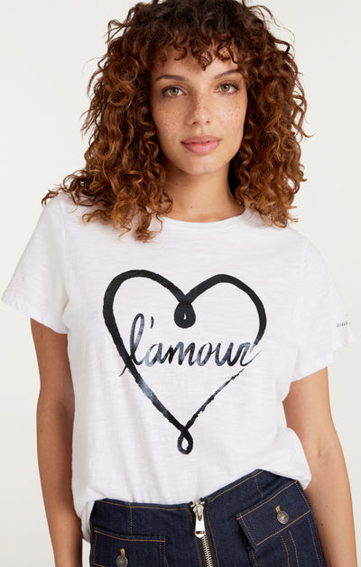 Doodled L'amour Tee