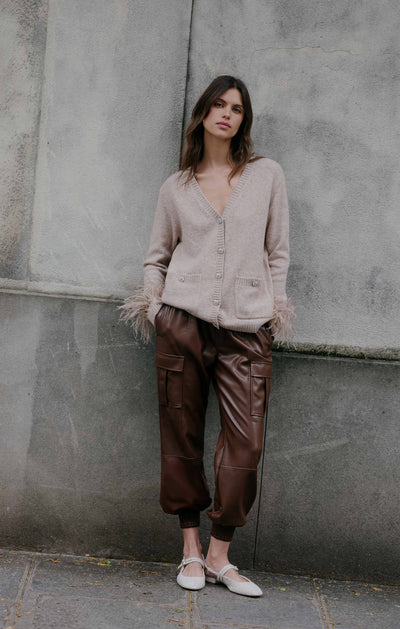 Lite Vegan Leather Jenning Pants