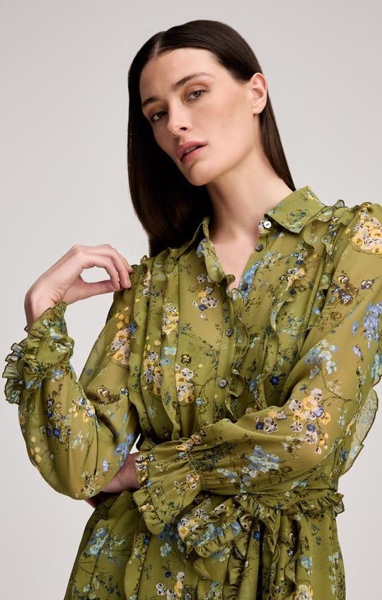 Windswept Floral Estelle Dress