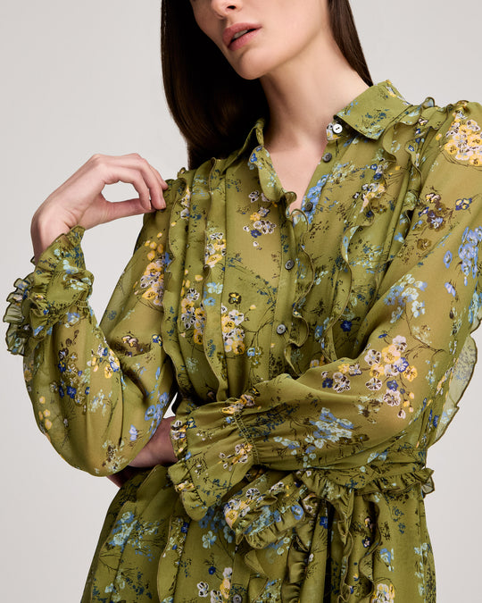 Windswept Floral Estelle Dress