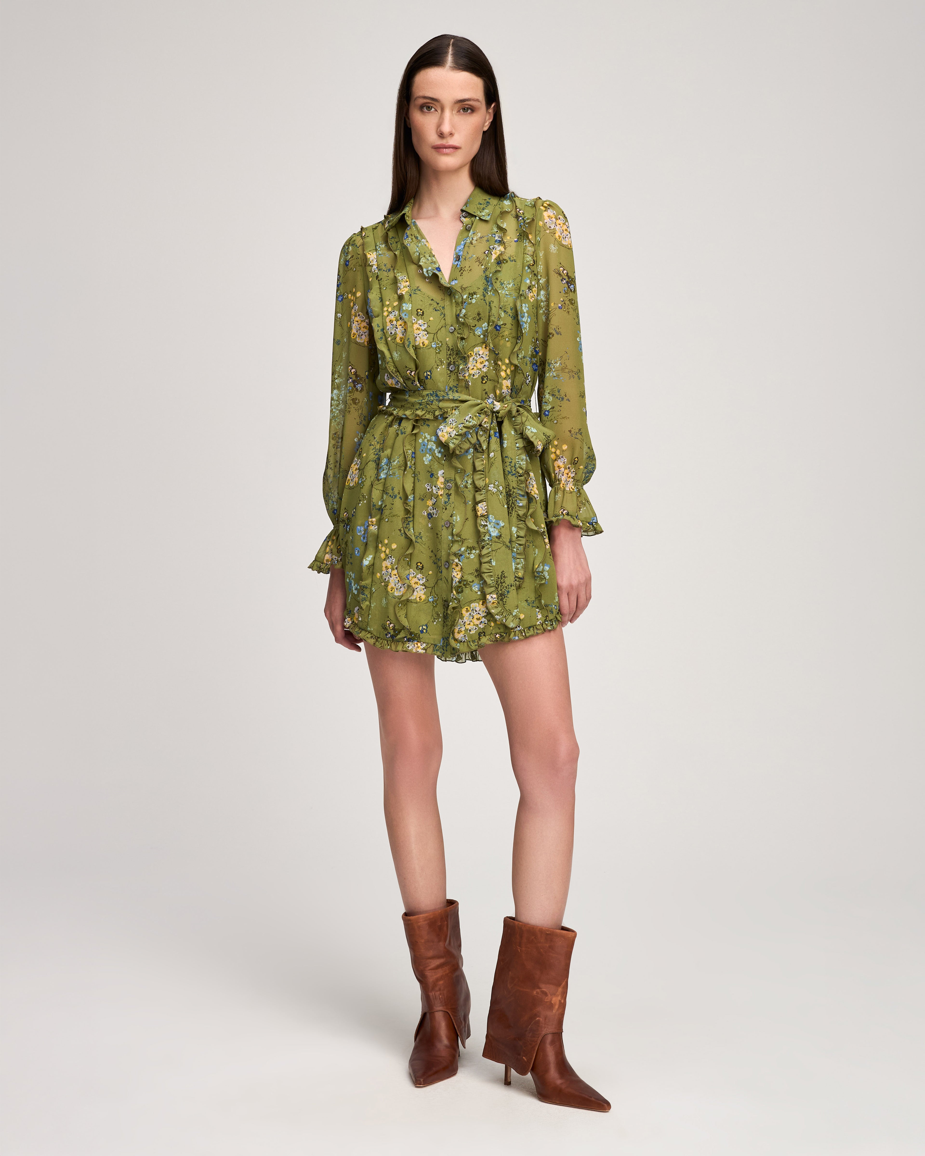 Windswept Floral Estelle Dress