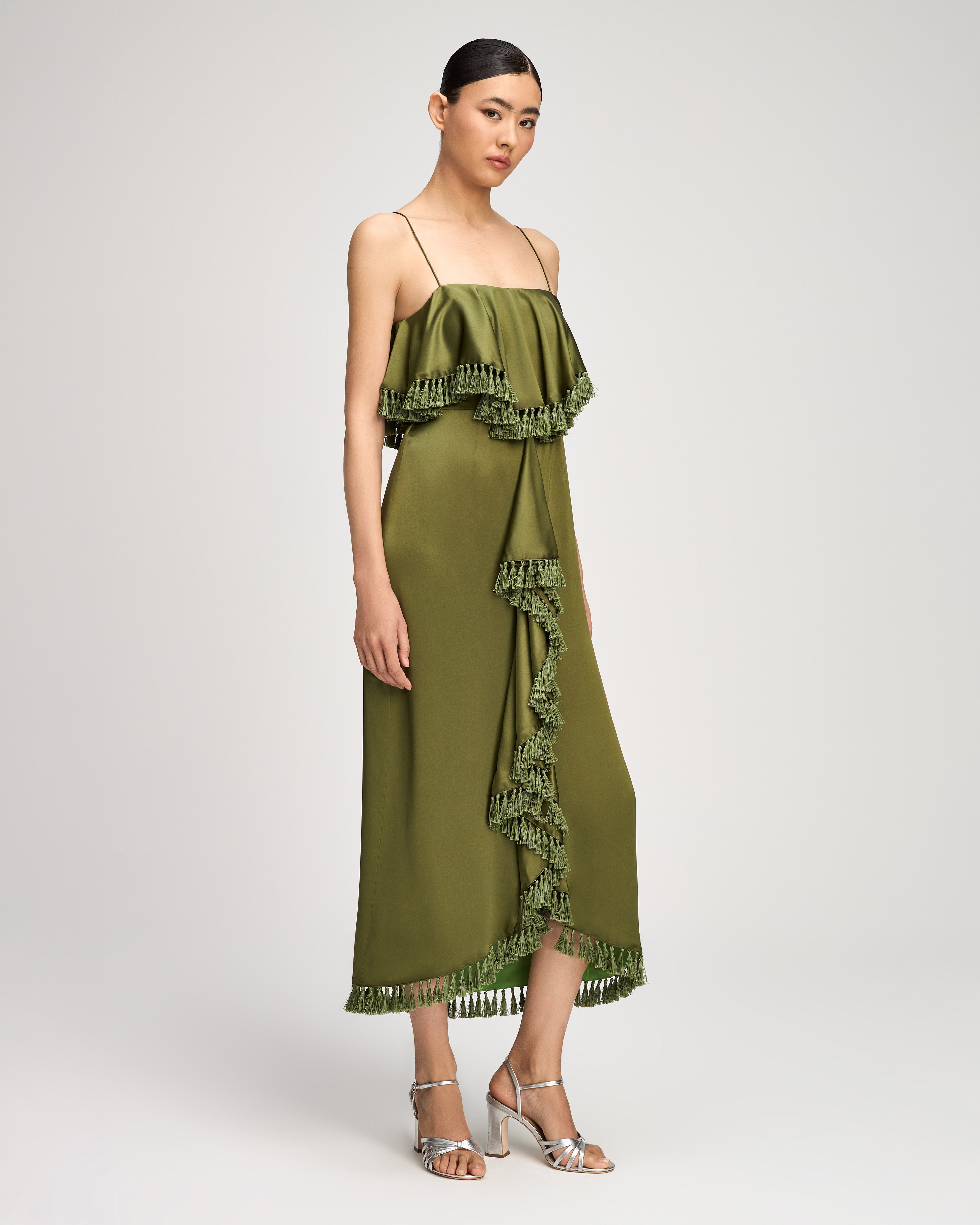 cinq a sept dress Camille Midi - Lemon Puff Perfect for the office Cinq a Sept Kaily Gown,