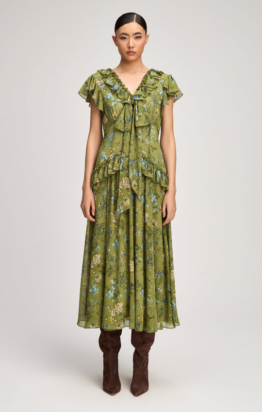 Windswept Floral Sevi Dress