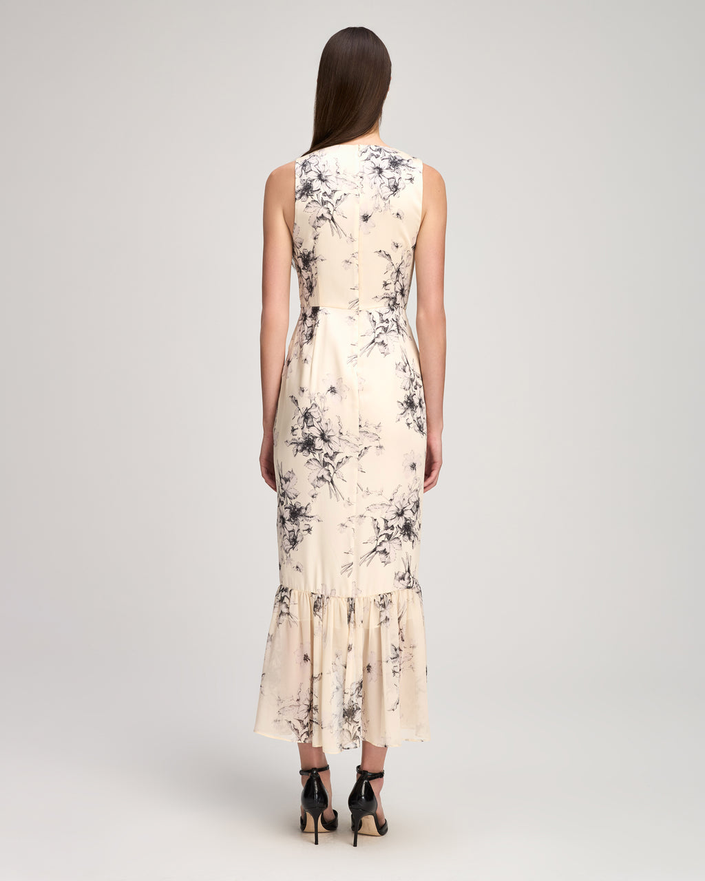 Handsketched Floral Cyrus Dress