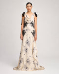 Handsketched Floral Antonella Gown
