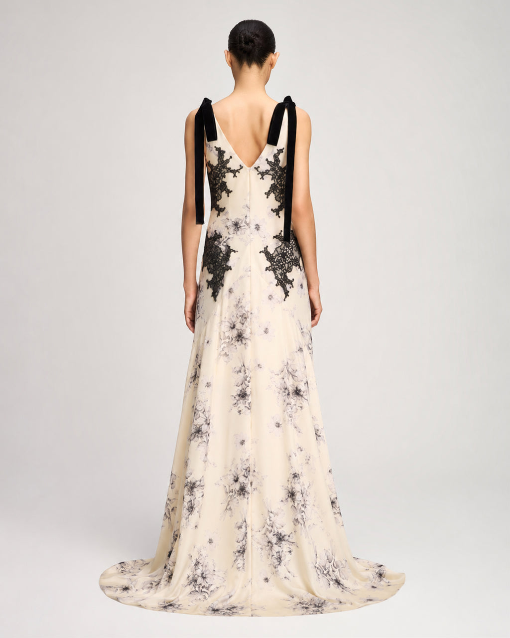 Handsketched Floral Antonella Gown