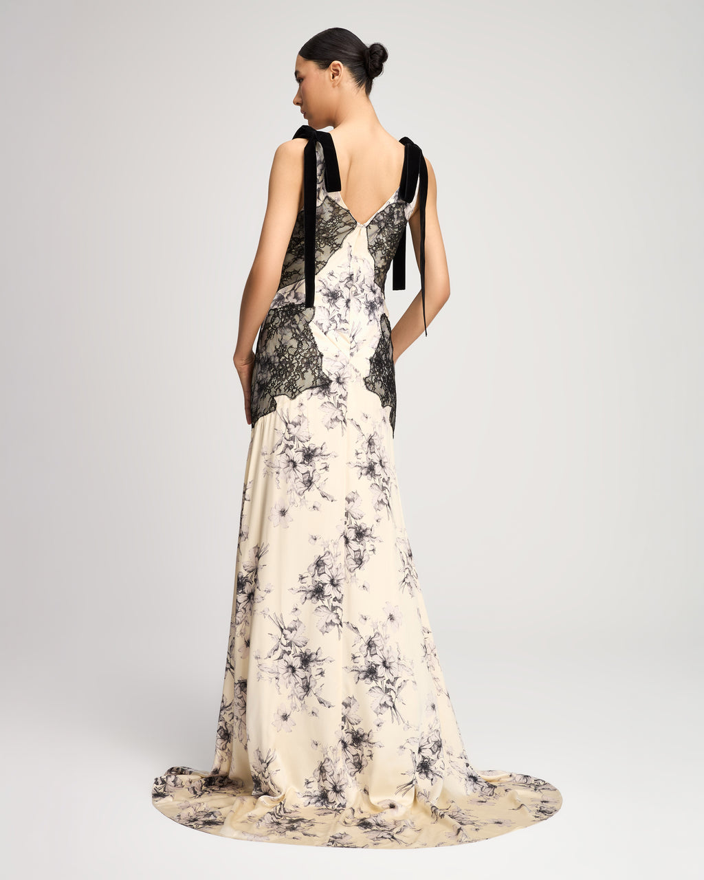 Handsketched Floral Antonella Gown