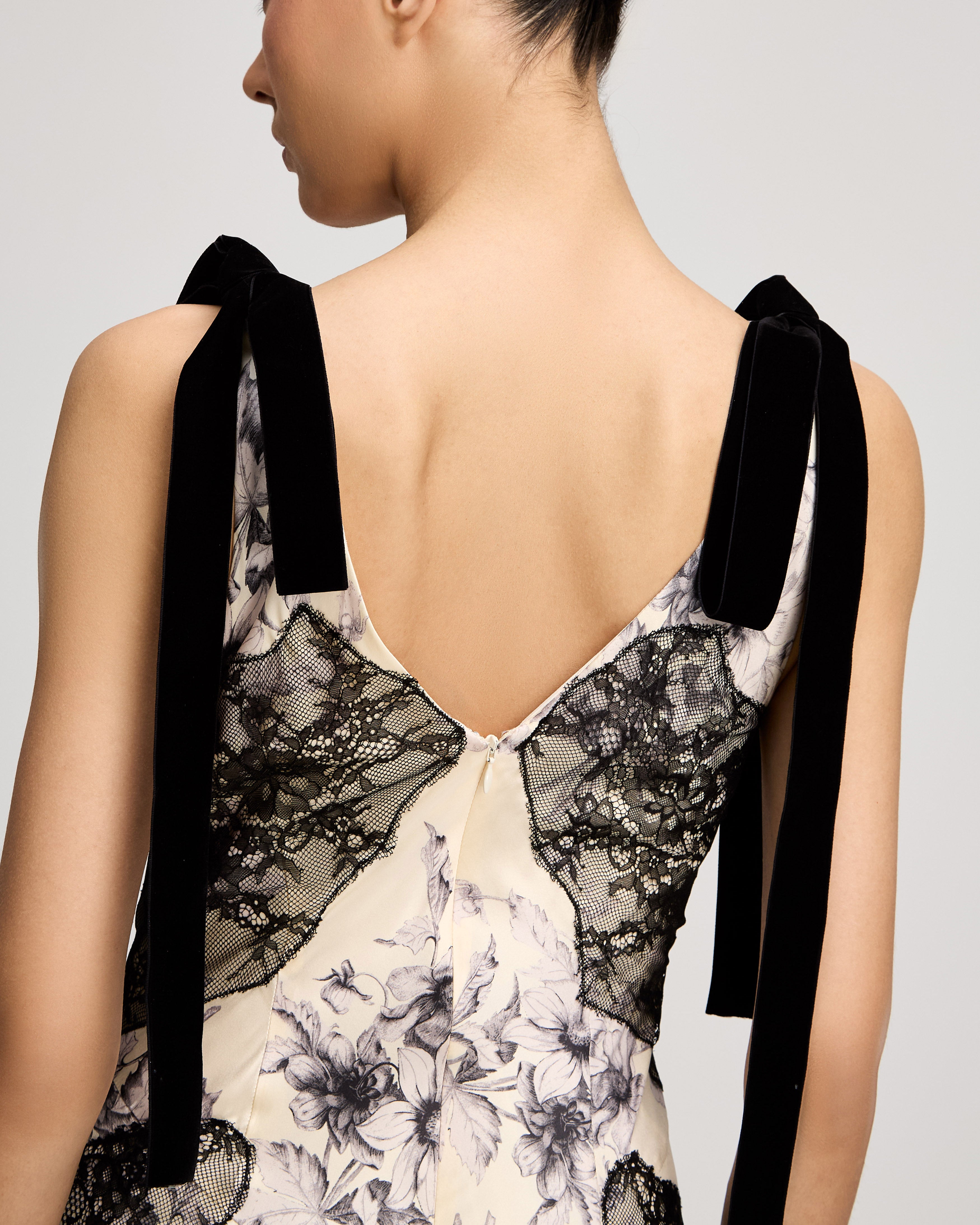 Handsketched Floral Antonella Gown