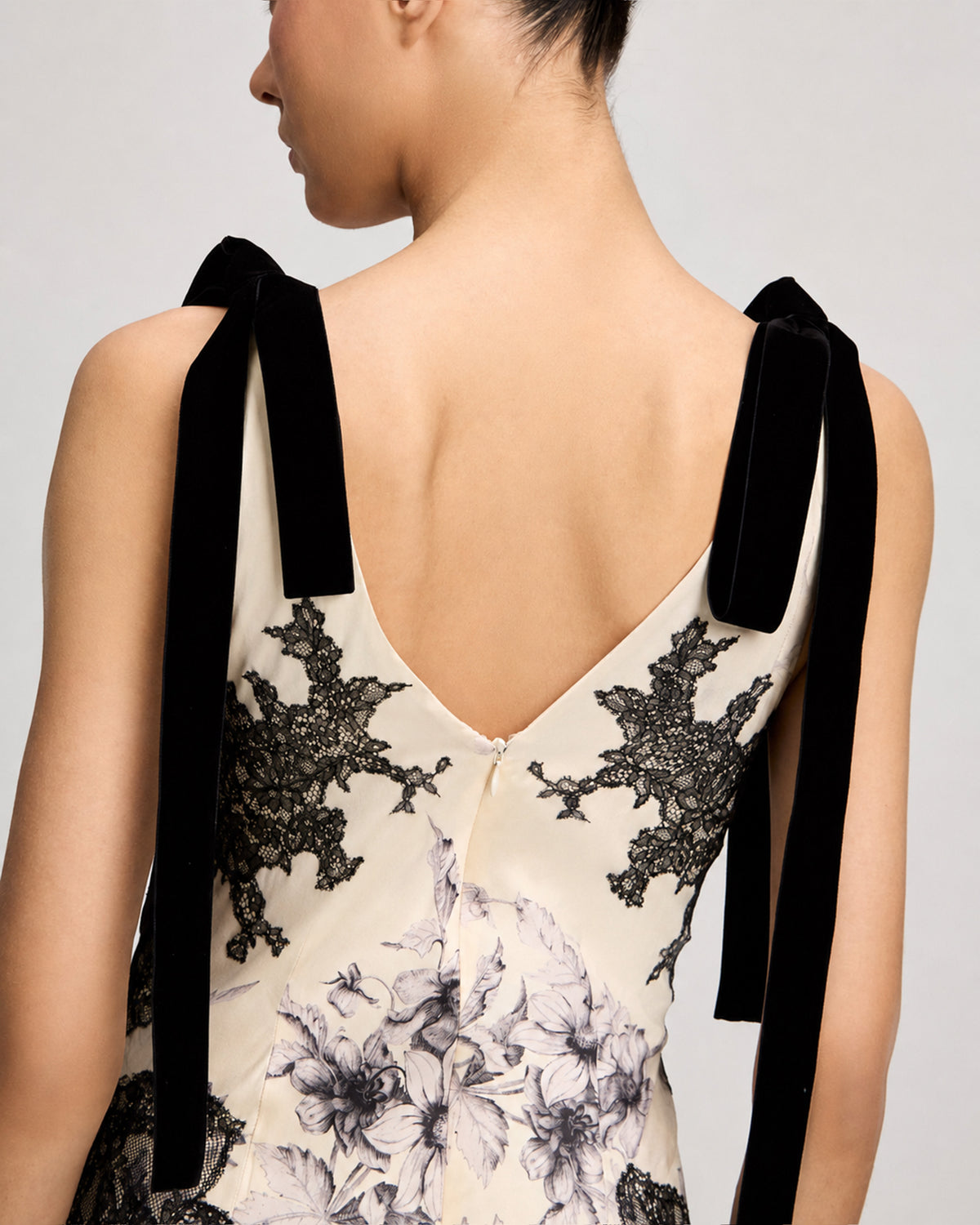 Handsketched Floral Antonella Gown