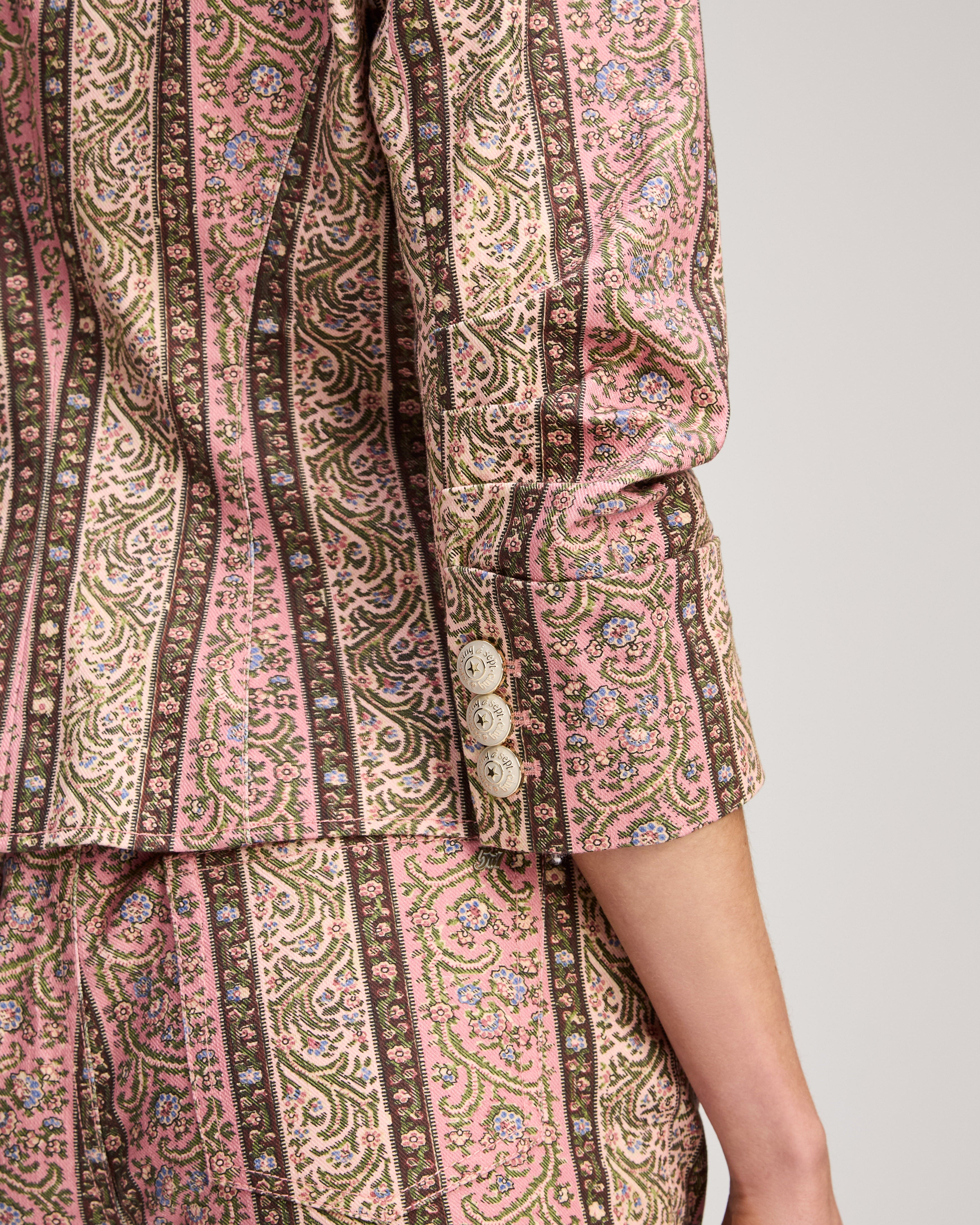 Pepper Paisley Le Petit Khloe Jean Blazer